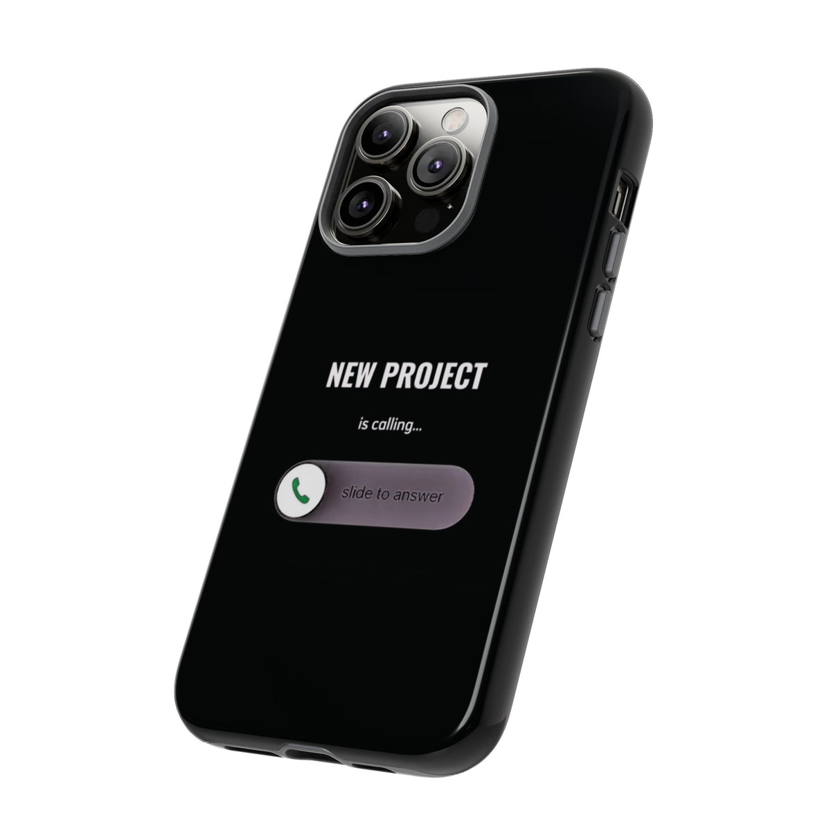 New Project Is Calling Phone Case — Entrepreneur Dark Bold