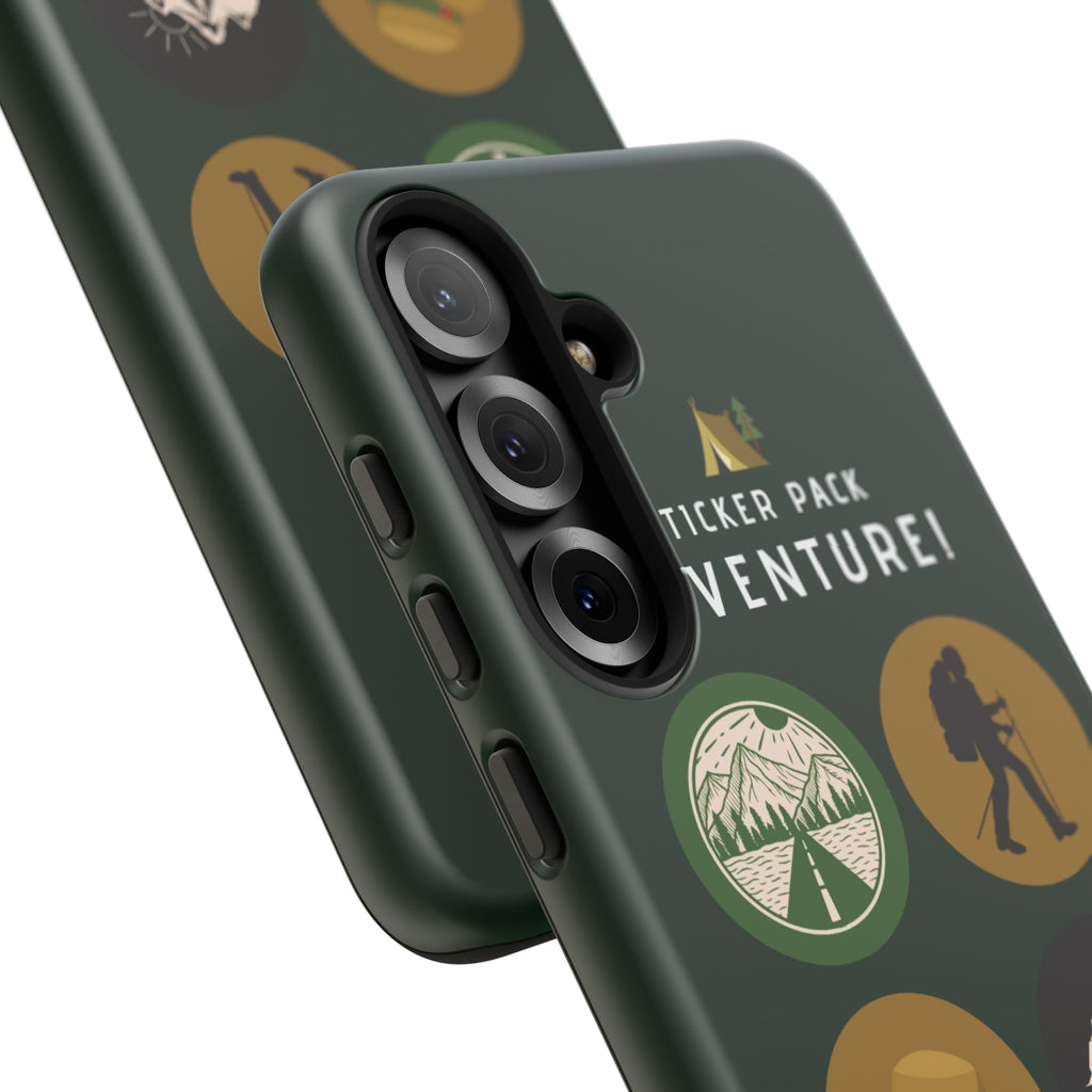 Adventure Hiking Phone Case — Outdoor Sticker Design