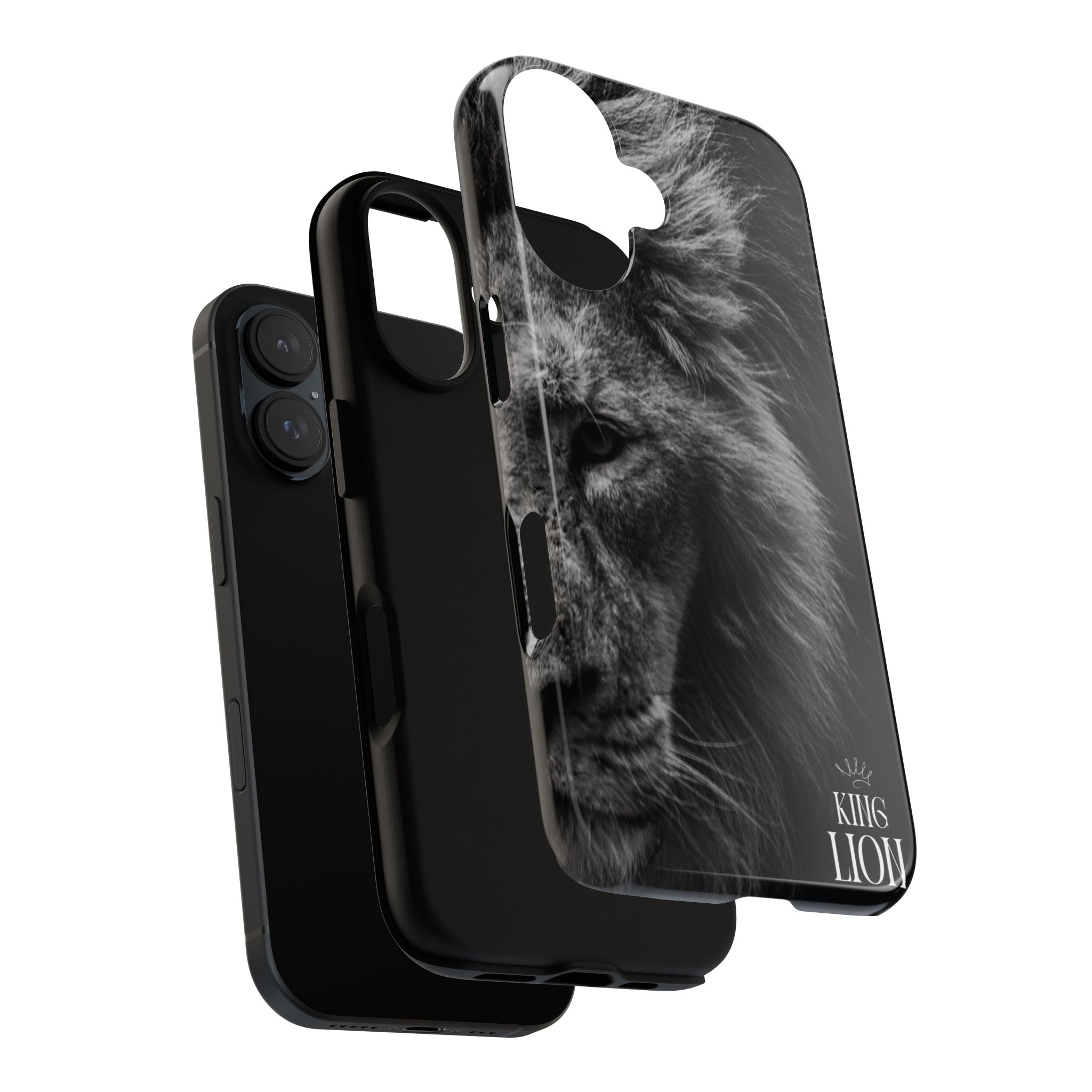 King Lion Phone Case — Majestic Wildlife Aesthetic Cover