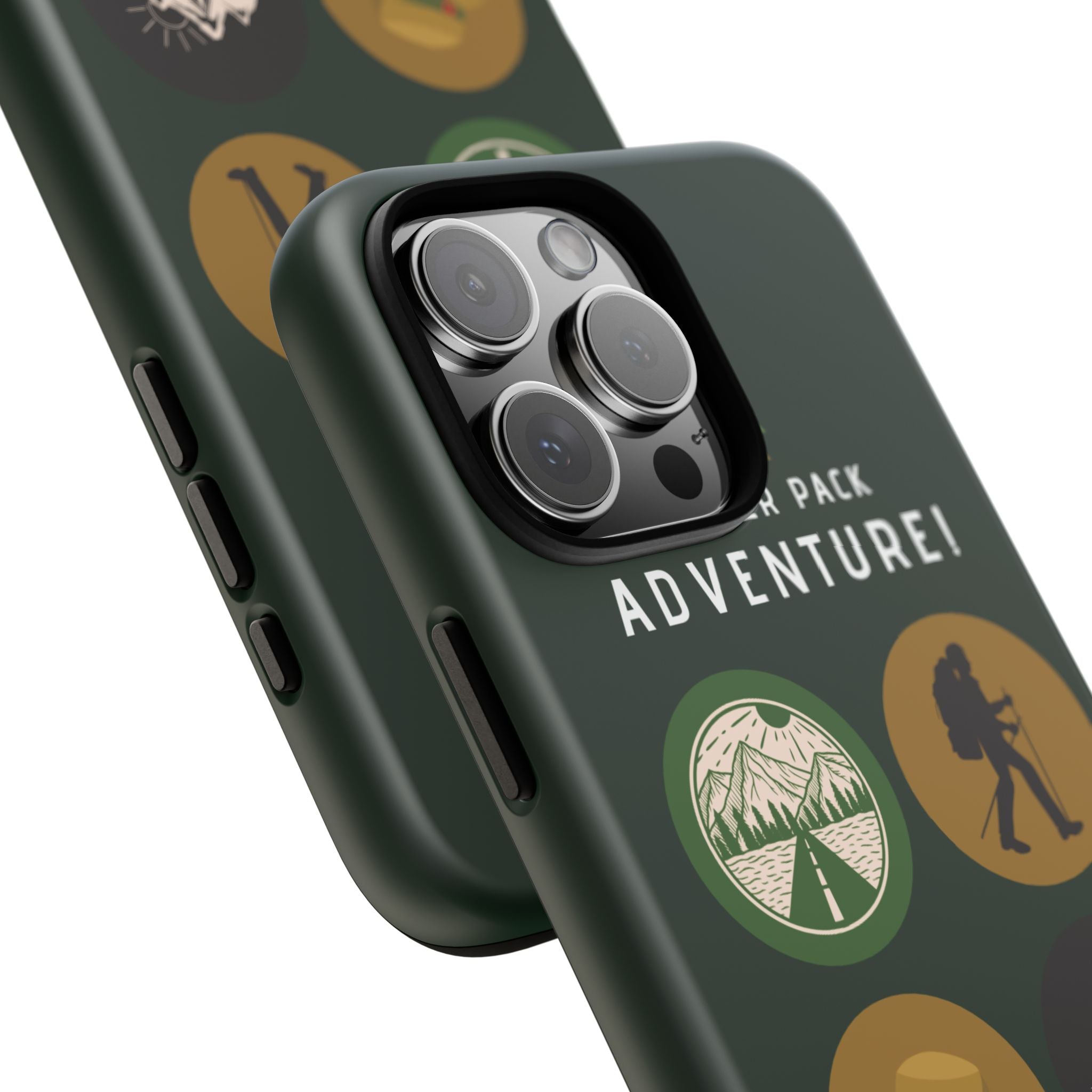 Adventure Hiking Phone Case — Outdoor Sticker Design