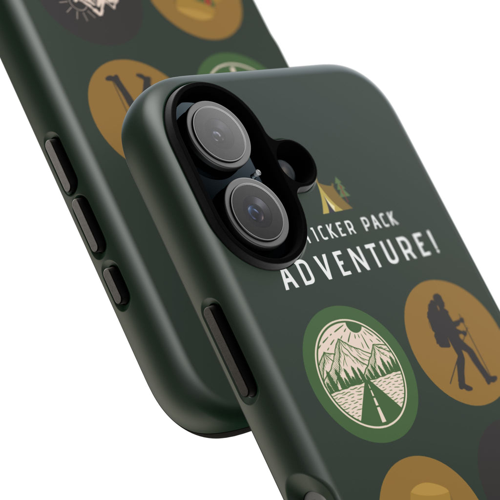 Adventure Hiking Phone Case — Outdoor Sticker Design