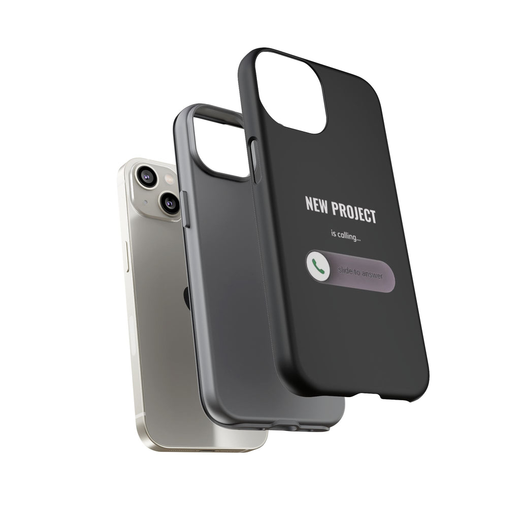 New Project Is Calling Phone Case — Entrepreneur Dark Bold