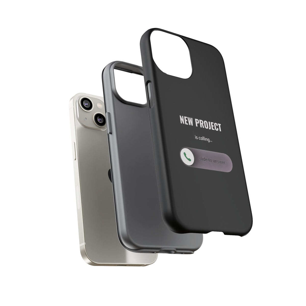 New Project Is Calling Phone Case — Entrepreneur Dark Bold