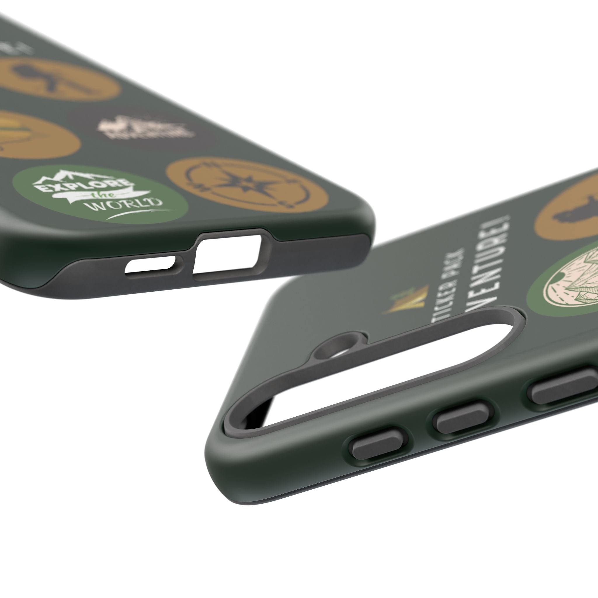 Adventure Hiking Phone Case — Outdoor Sticker Design