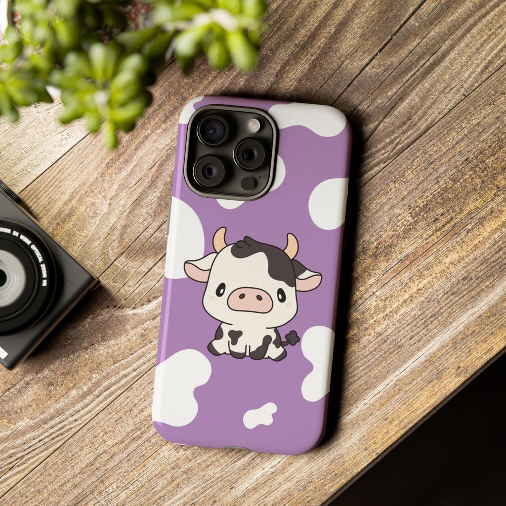 Lavender Moo-d Aesthetic Phone Case — Pastel Purple Design