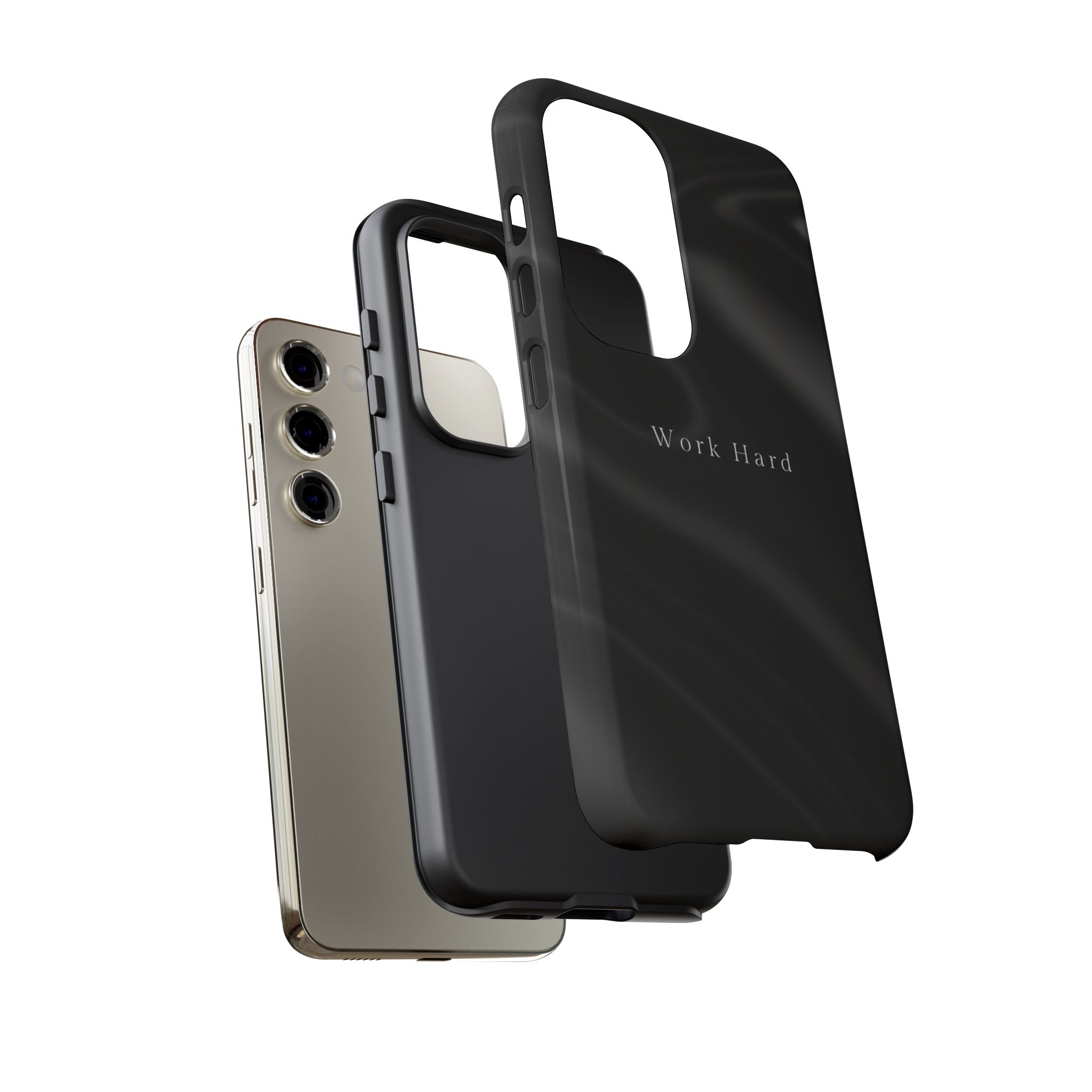 Work Hard Phone Case — Executive Hustle Aesthetic Cover