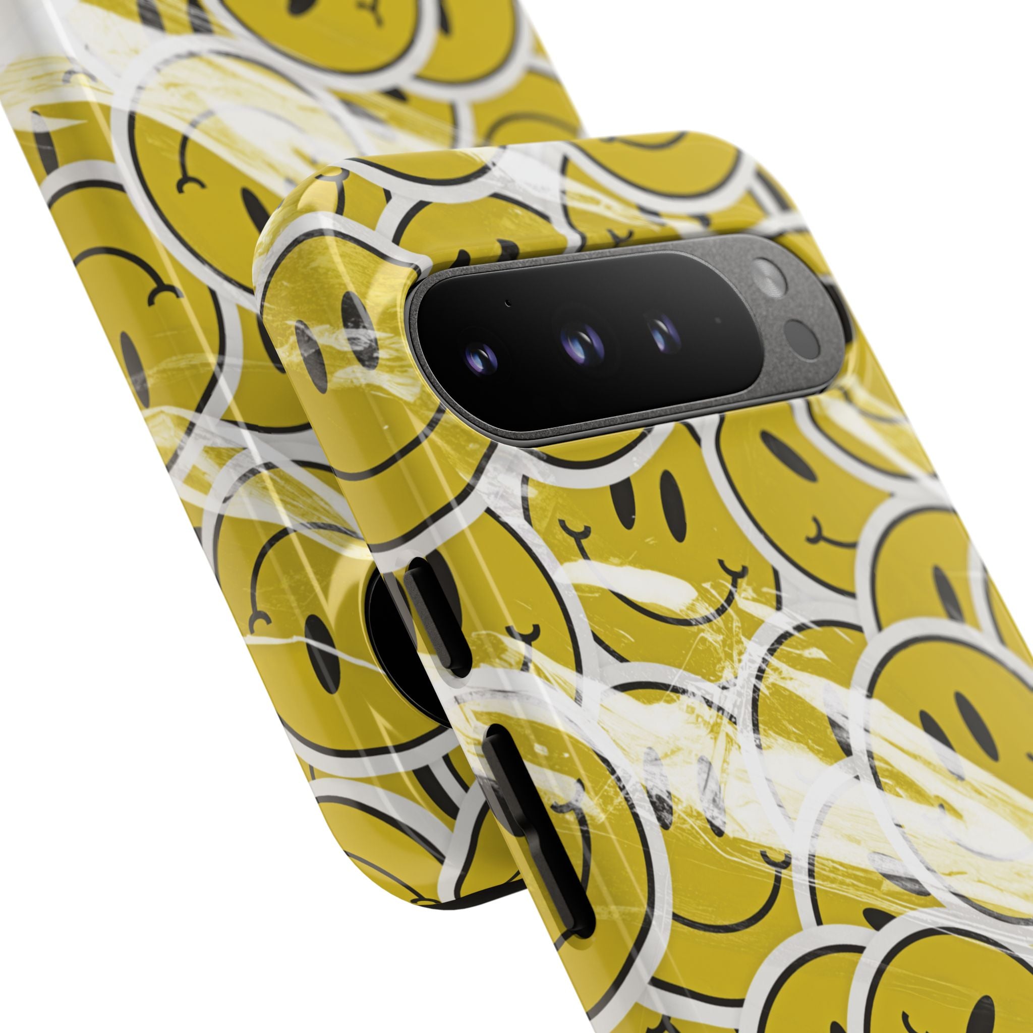 Smiley Face Phone Case — Happy Colorful Aesthetic Cover