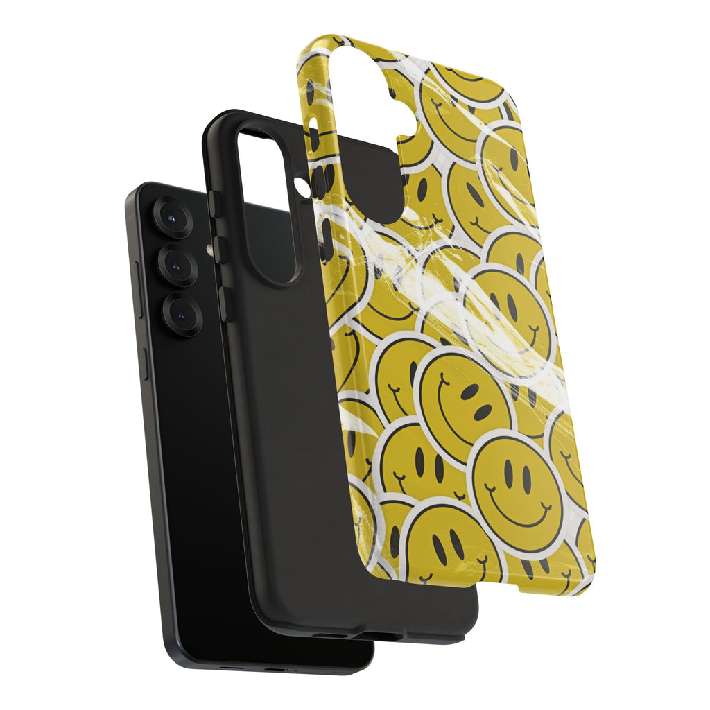 Smiley Face Phone Case — Happy Colorful Aesthetic Cover