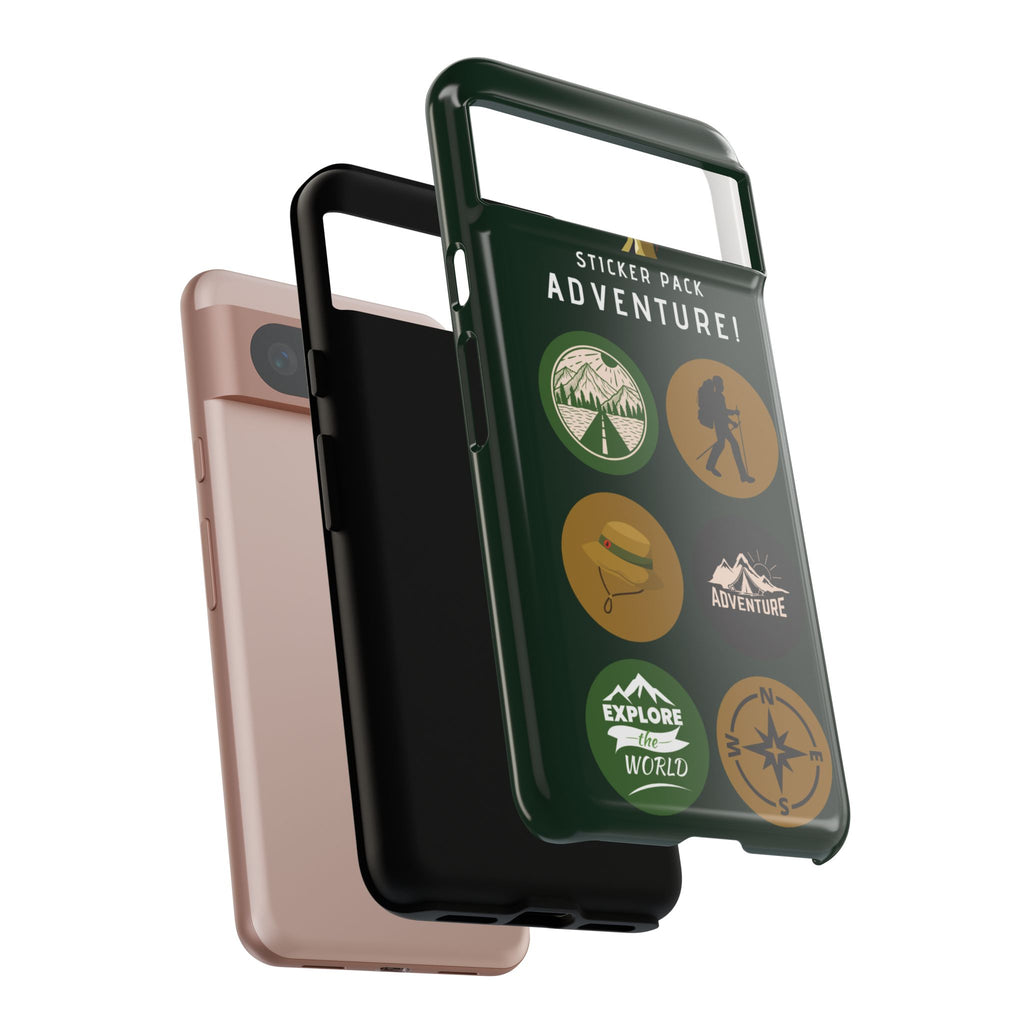 Adventure Hiking Phone Case — Outdoor Sticker Design