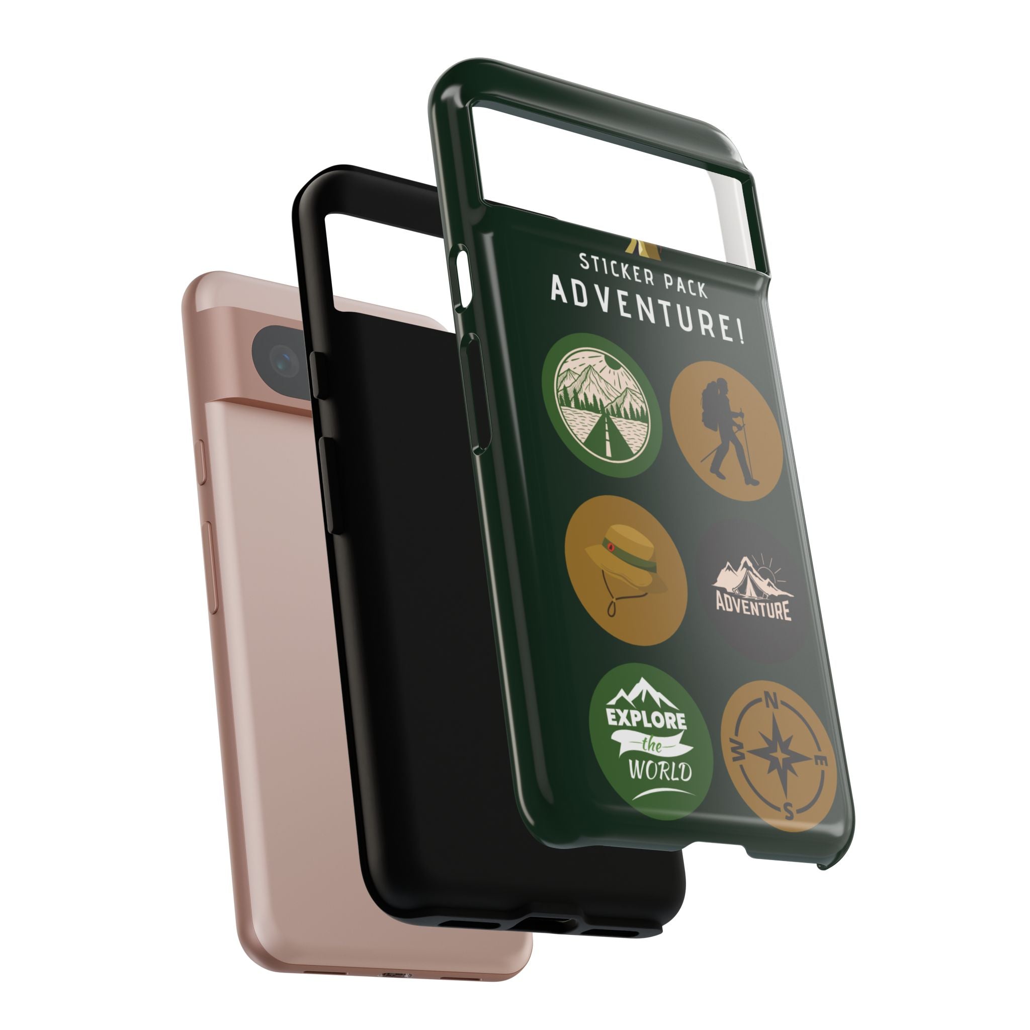 Adventure Hiking Phone Case — Outdoor Sticker Design