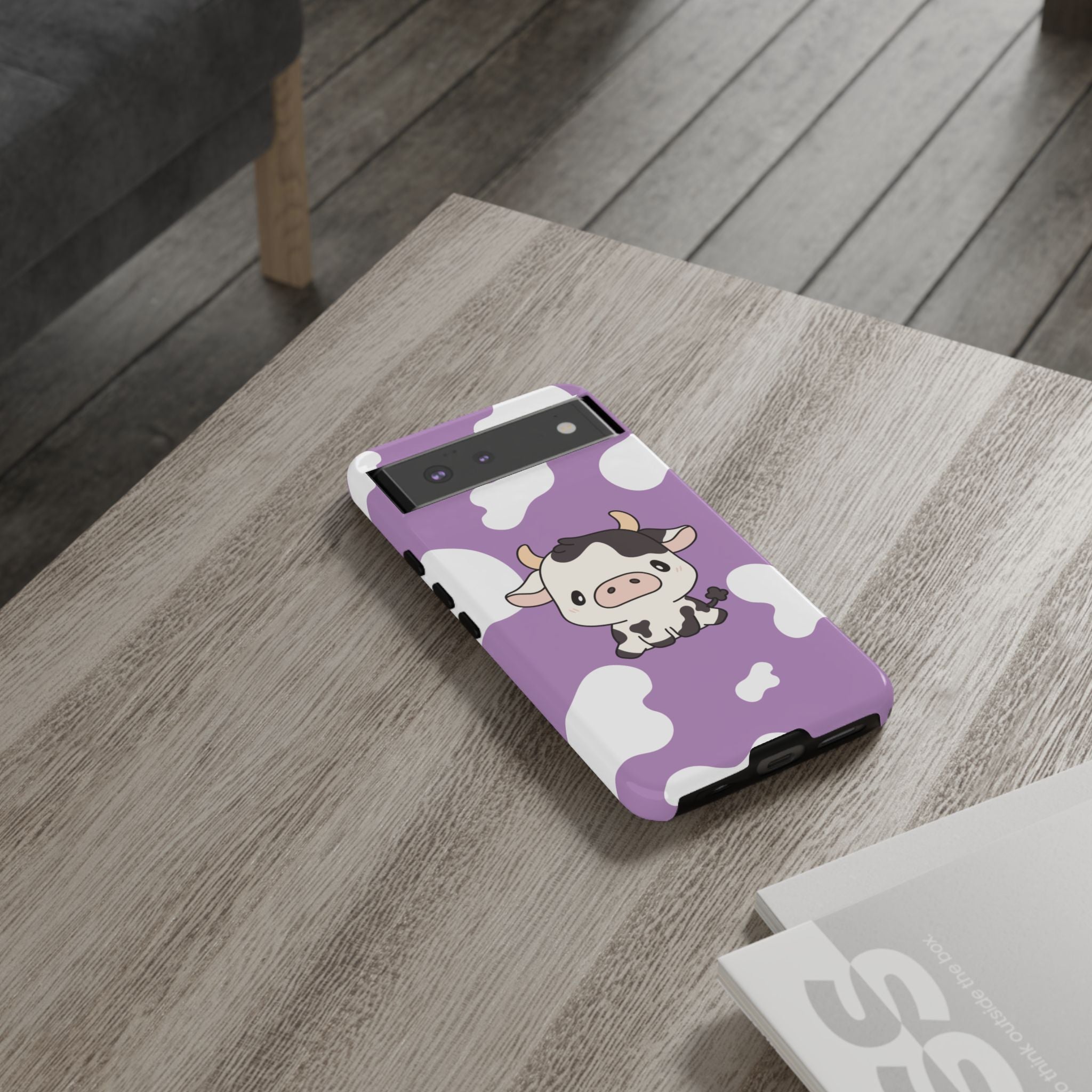 Lavender Moo-d Aesthetic Phone Case — Pastel Purple Design