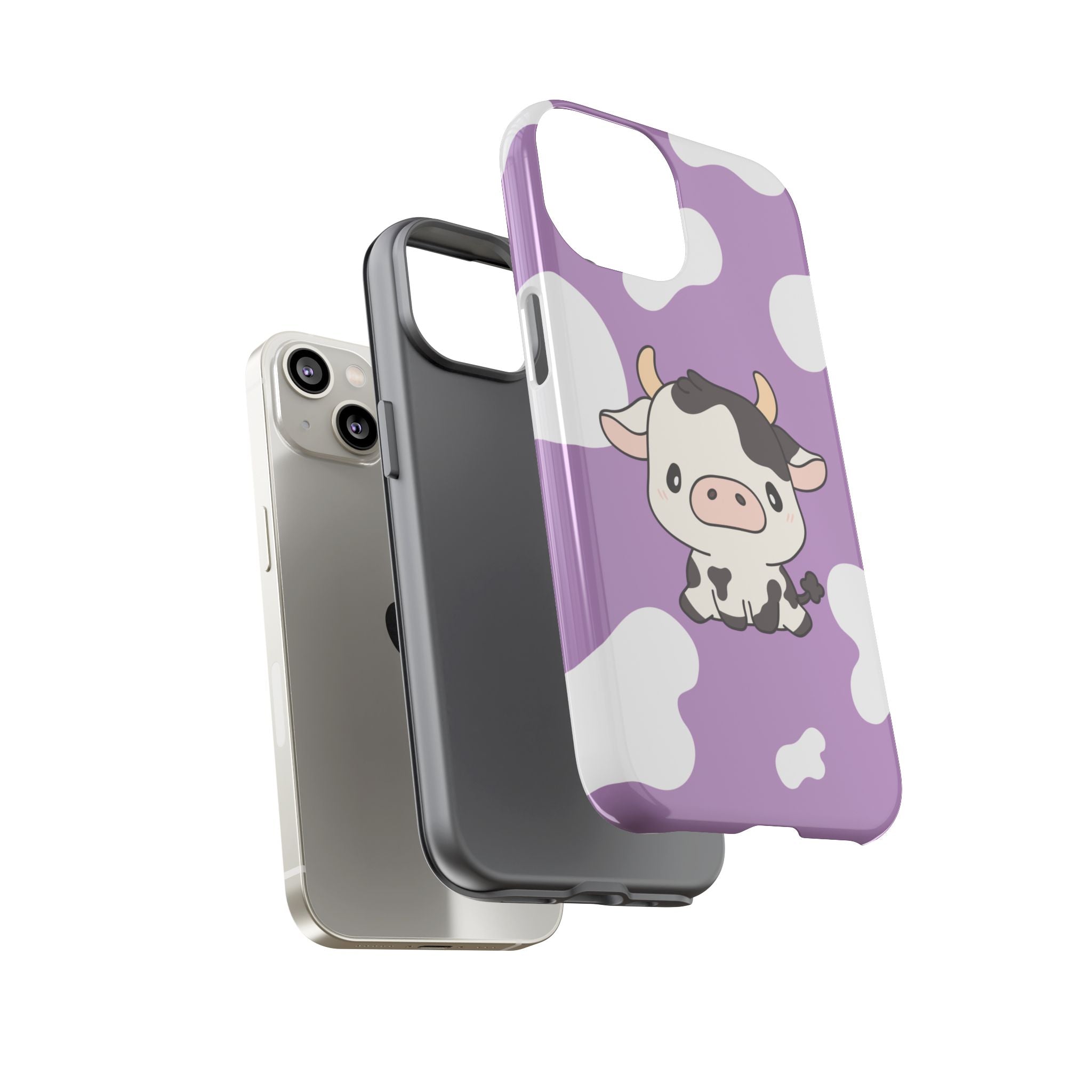 Lavender Moo-d Aesthetic Phone Case — Pastel Purple Design
