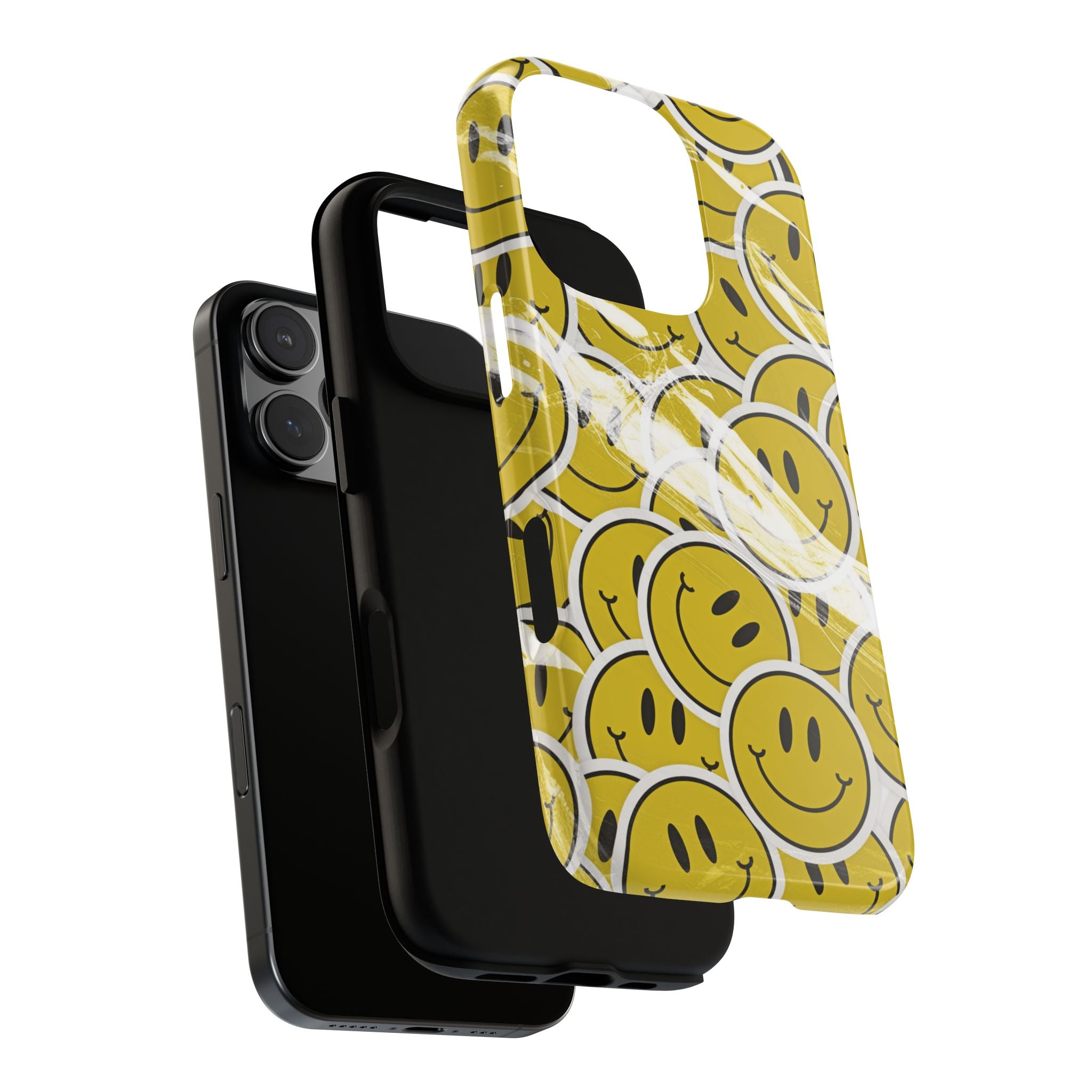 Smiley Face Phone Case — Happy Colorful Aesthetic Cover