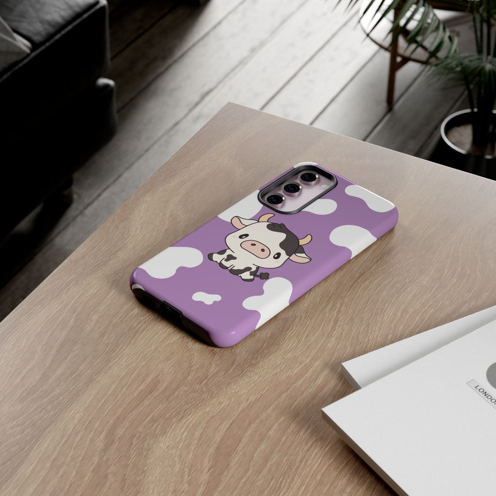 Lavender Moo-d Aesthetic Phone Case — Pastel Purple Design