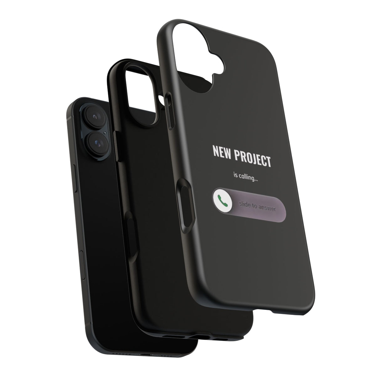 New Project Is Calling Phone Case — Entrepreneur Dark Bold
