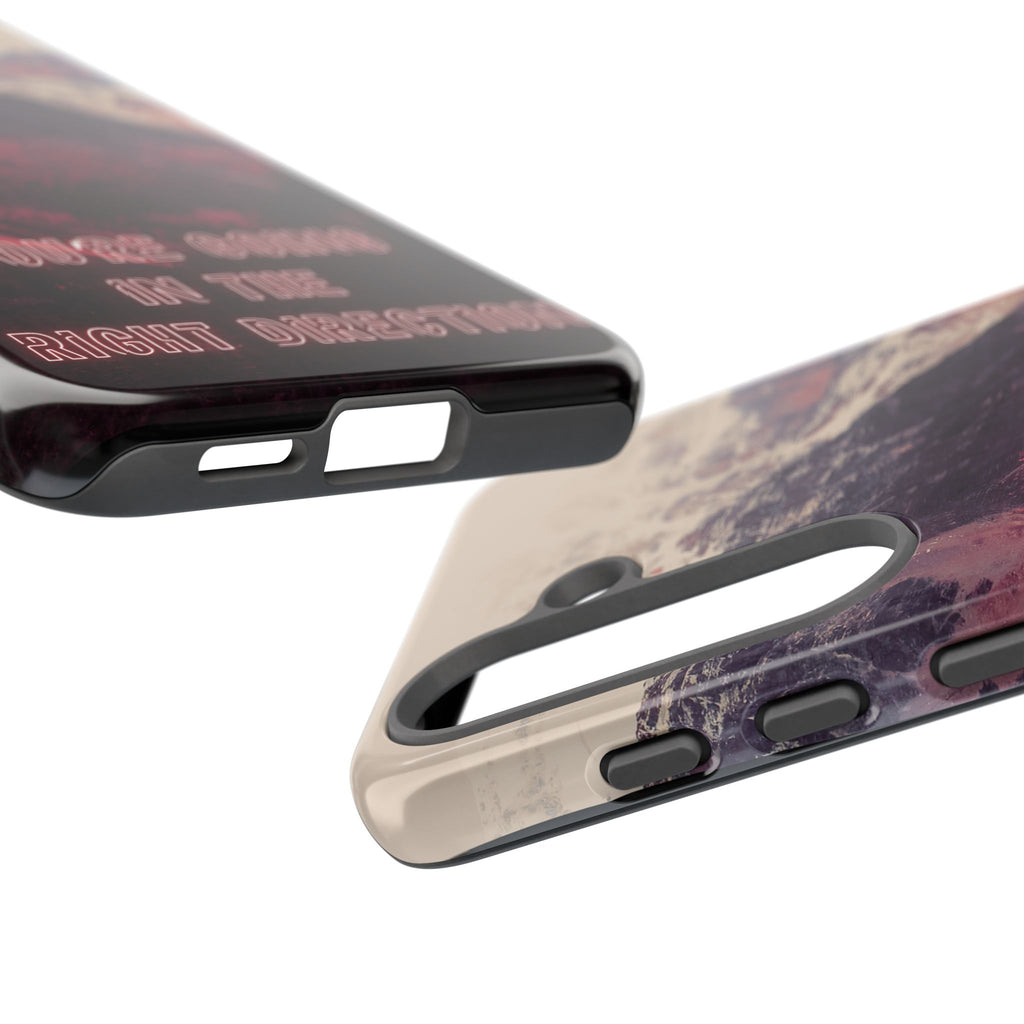 PEAK Motivational Phone Case — Word Art Minimal Design