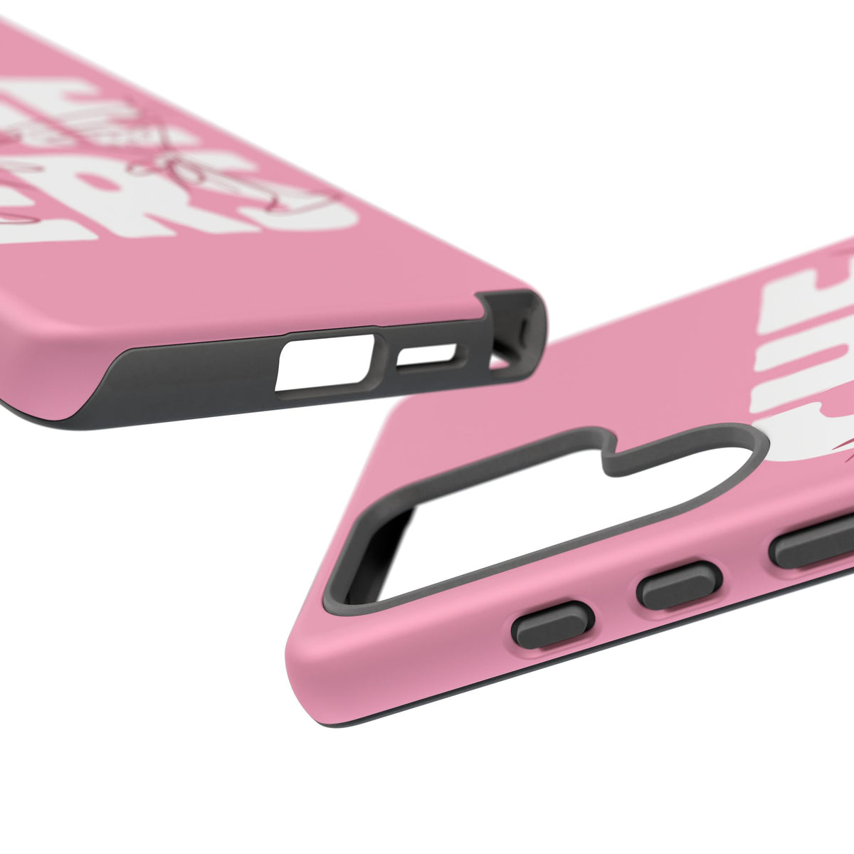 Cheers Phone Case — Pink Martini Glasses Bold Bubblegum