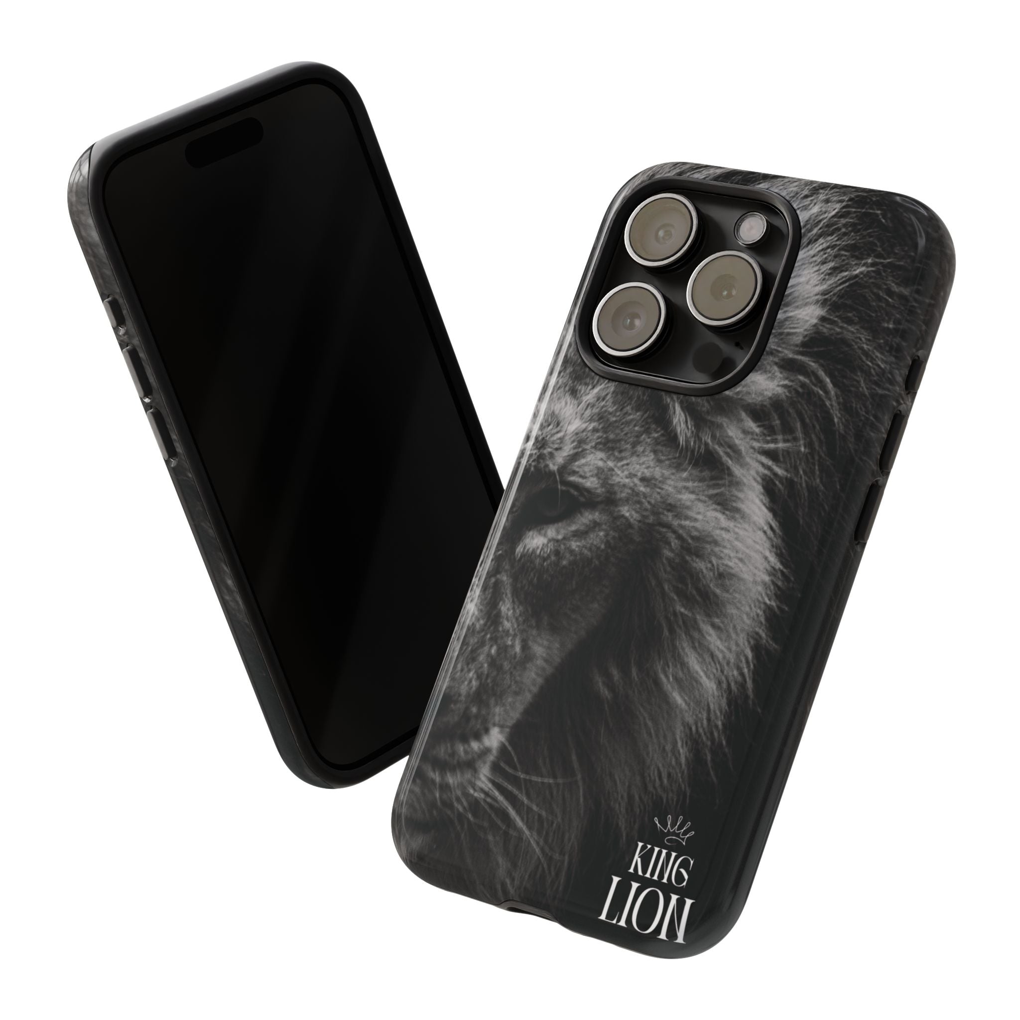 King Lion Phone Case — Majestic Wildlife Aesthetic Cover