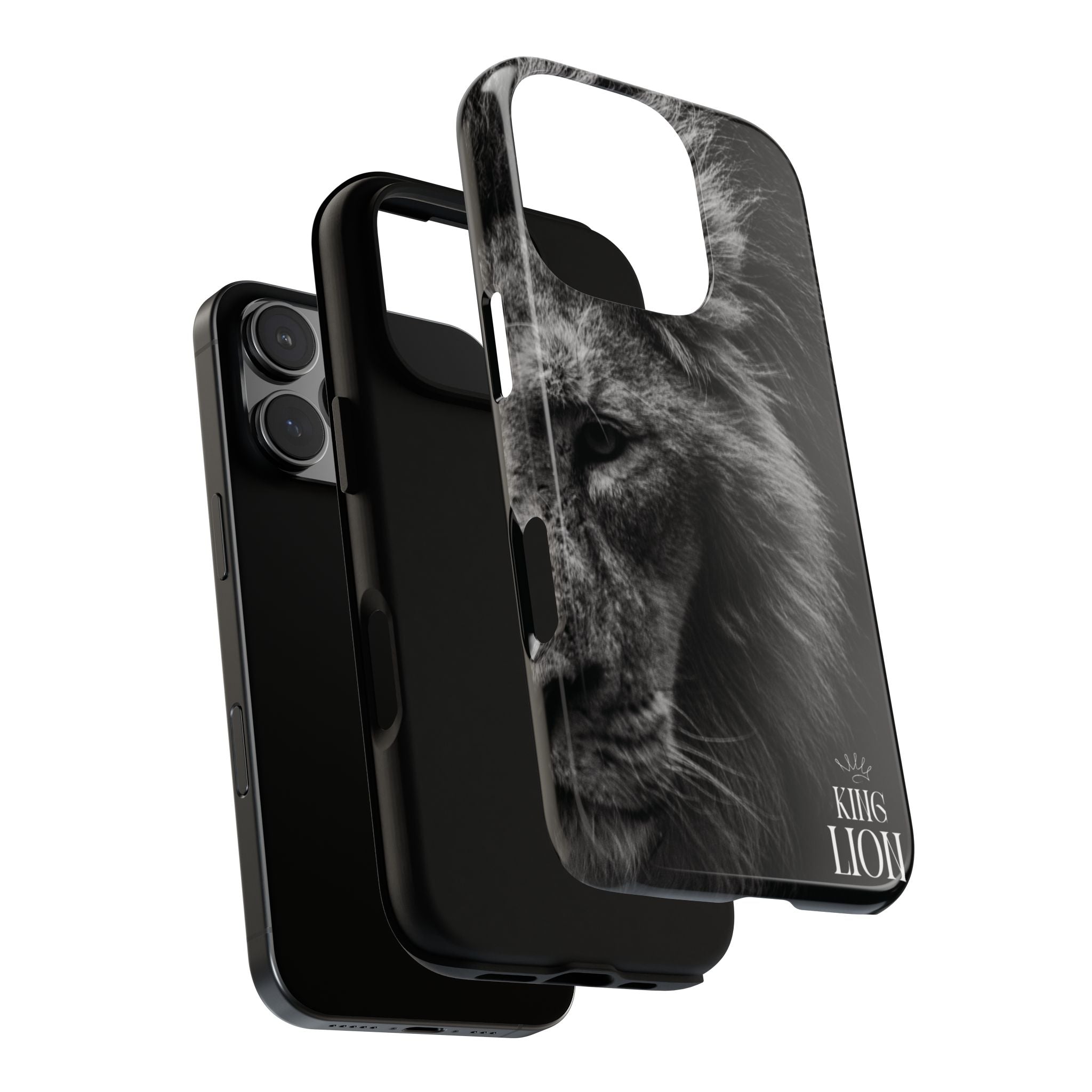 King Lion Phone Case — Majestic Wildlife Aesthetic Cover