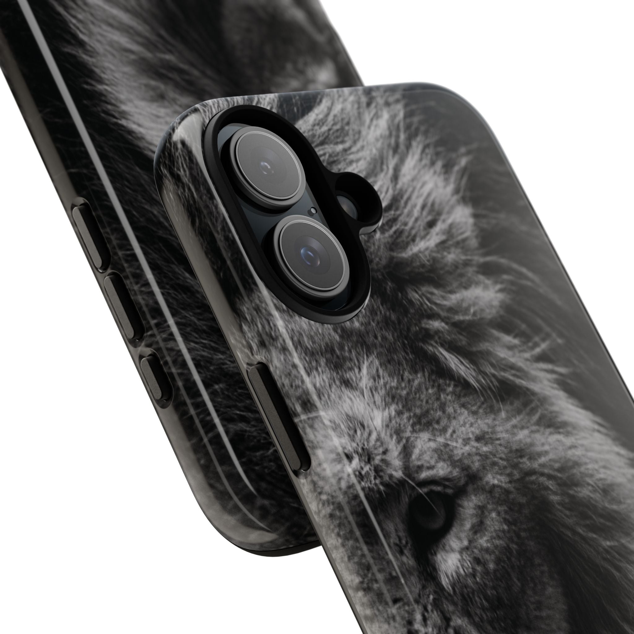 King Lion Phone Case — Majestic Wildlife Aesthetic Cover