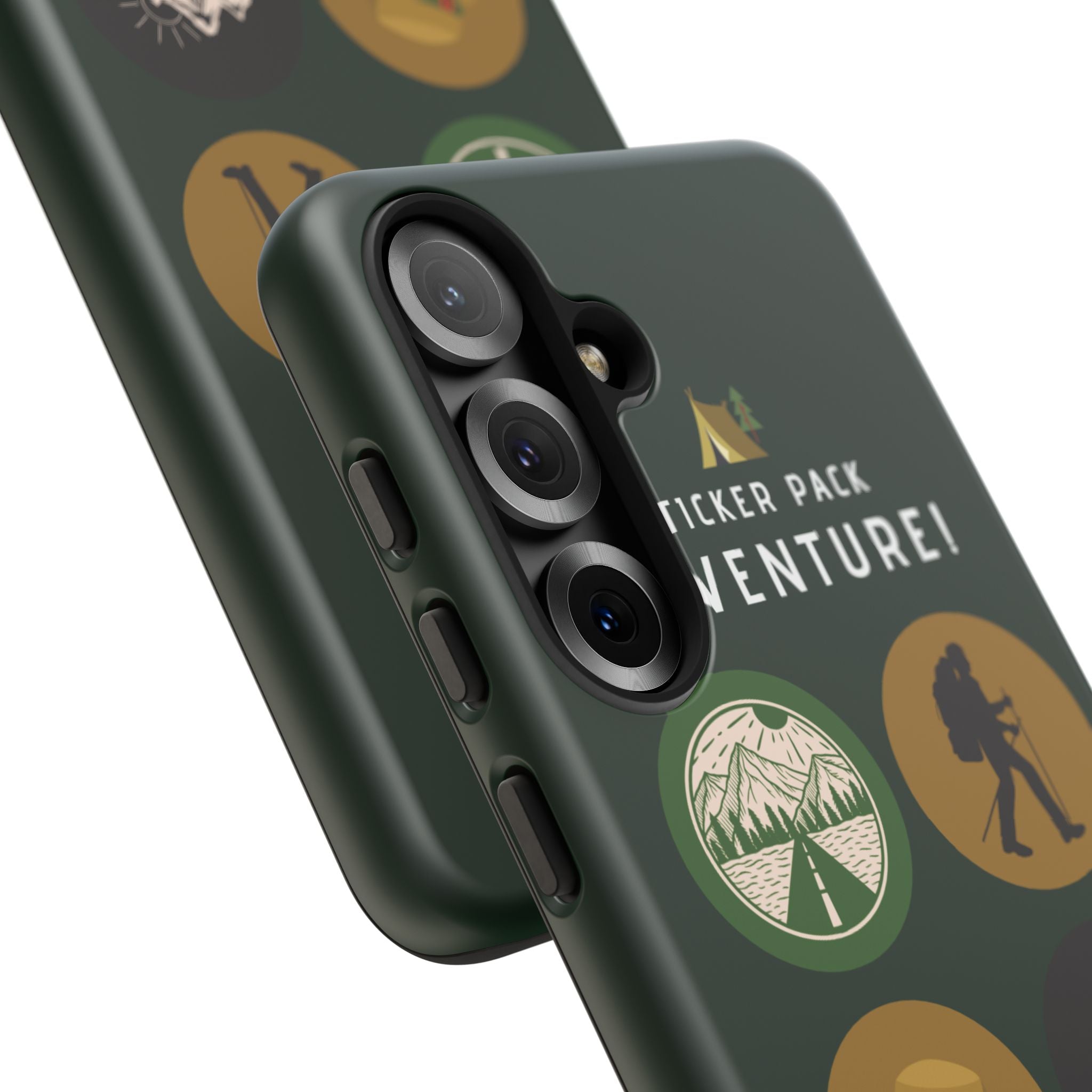 Adventure Hiking Phone Case — Outdoor Sticker Design