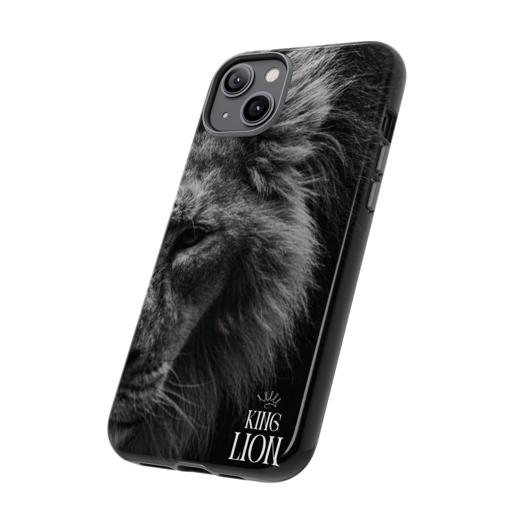 King Lion Phone Case — Majestic Wildlife Aesthetic Cover