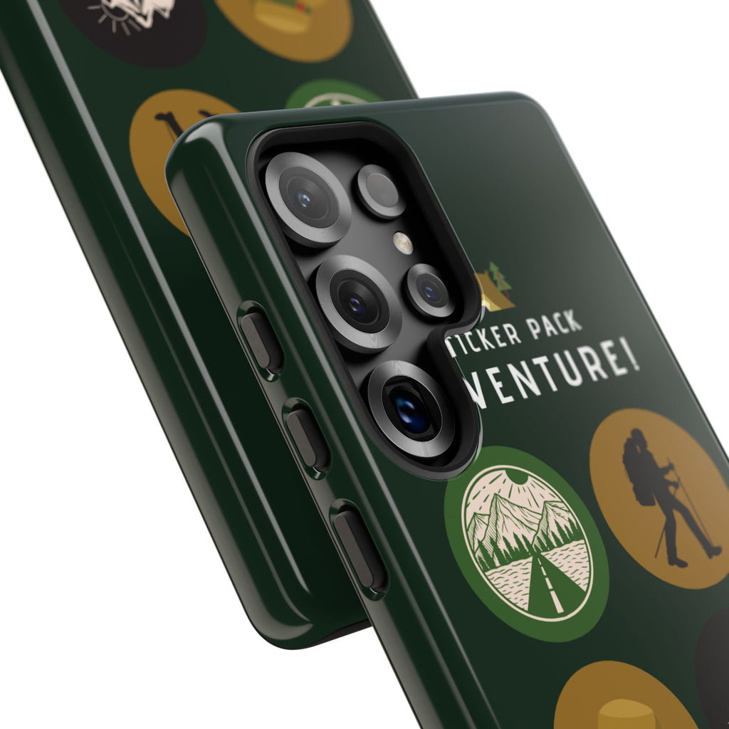 Adventure Hiking Phone Case — Outdoor Sticker Design