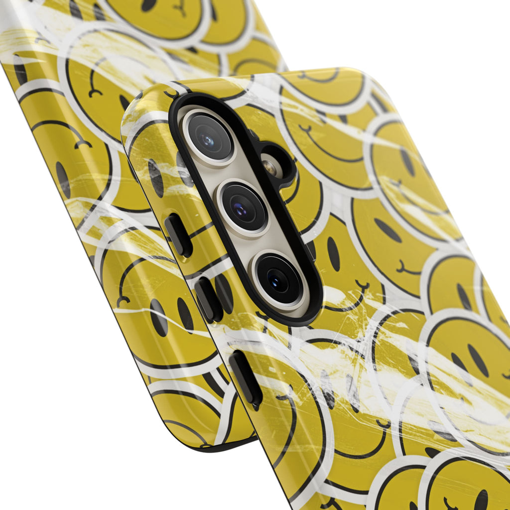 Smiley Face Phone Case — Happy Colorful Aesthetic Cover