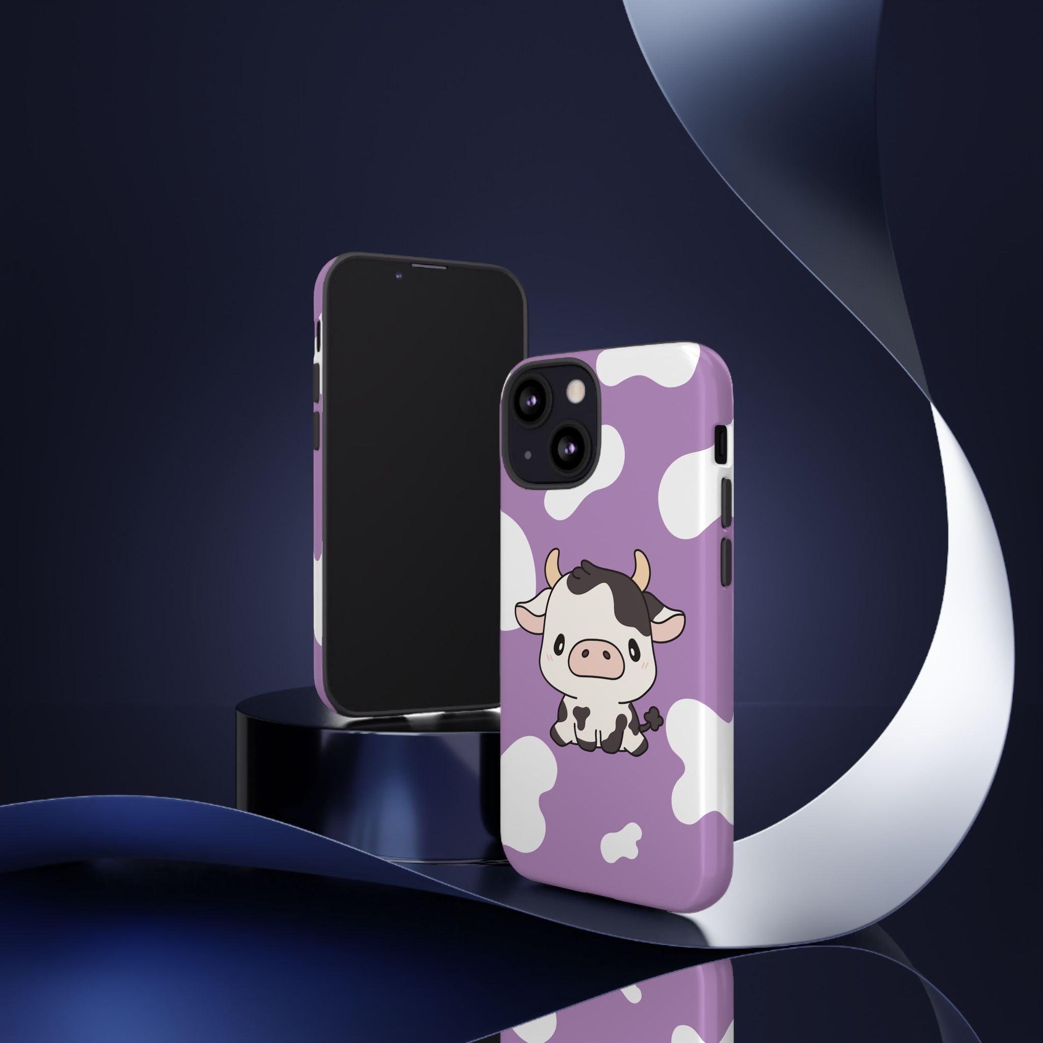 Lavender Moo-d Aesthetic Phone Case — Pastel Purple Design