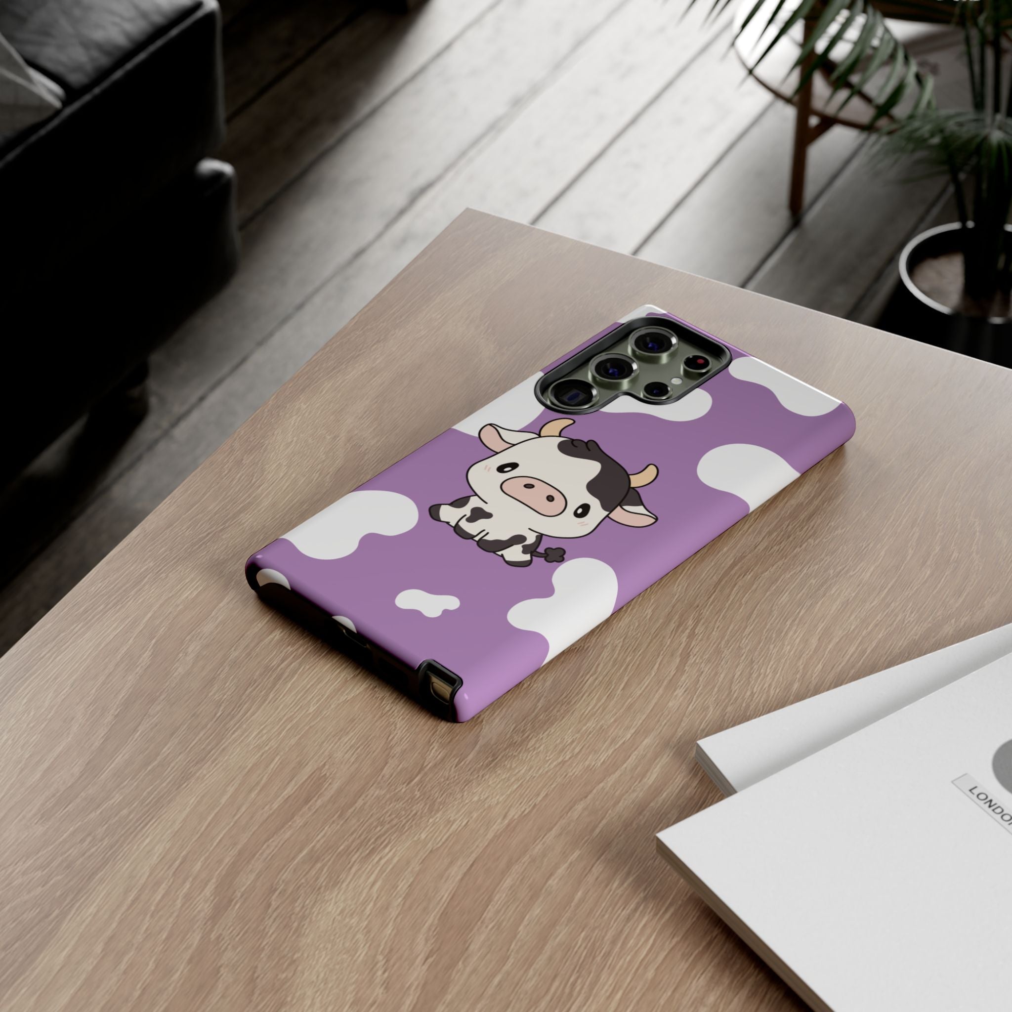 Lavender Moo-d Aesthetic Phone Case — Pastel Purple Design