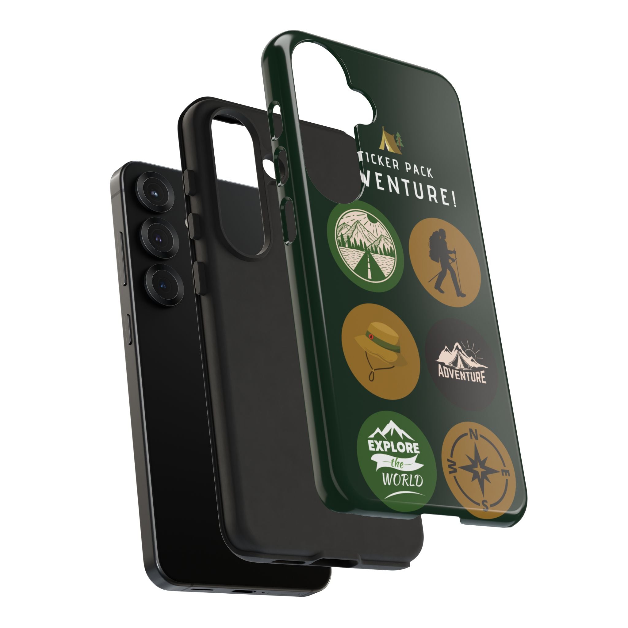 Adventure Hiking Phone Case — Outdoor Sticker Design