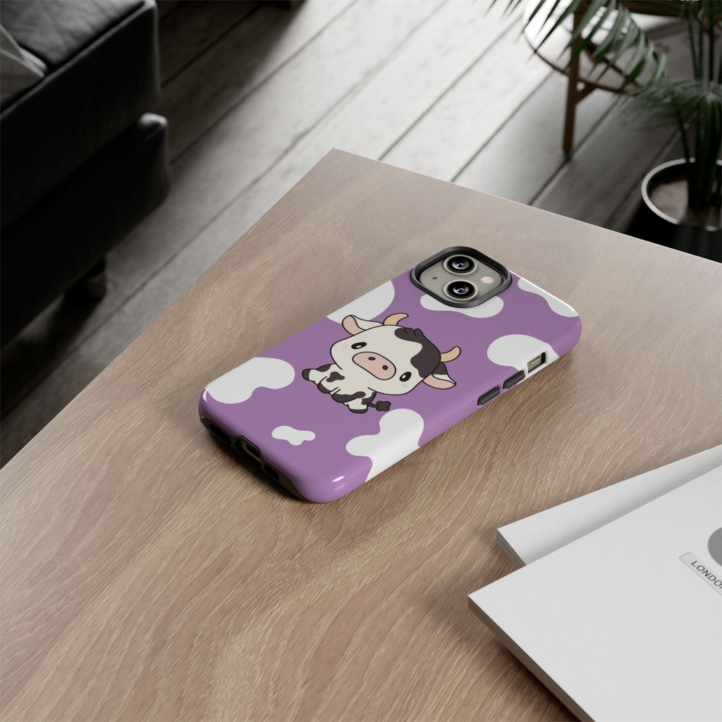 Lavender Moo-d Aesthetic Phone Case — Pastel Purple Design