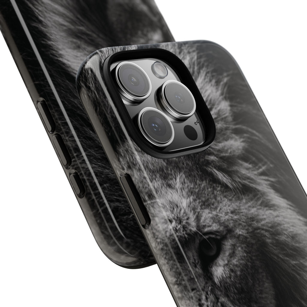 King Lion Phone Case — Majestic Wildlife Aesthetic Cover