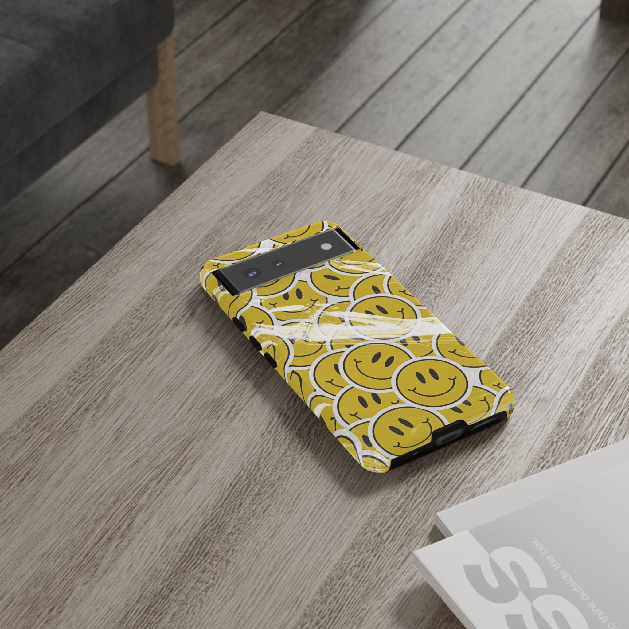 Smiley Face Phone Case — Happy Colorful Aesthetic Cover