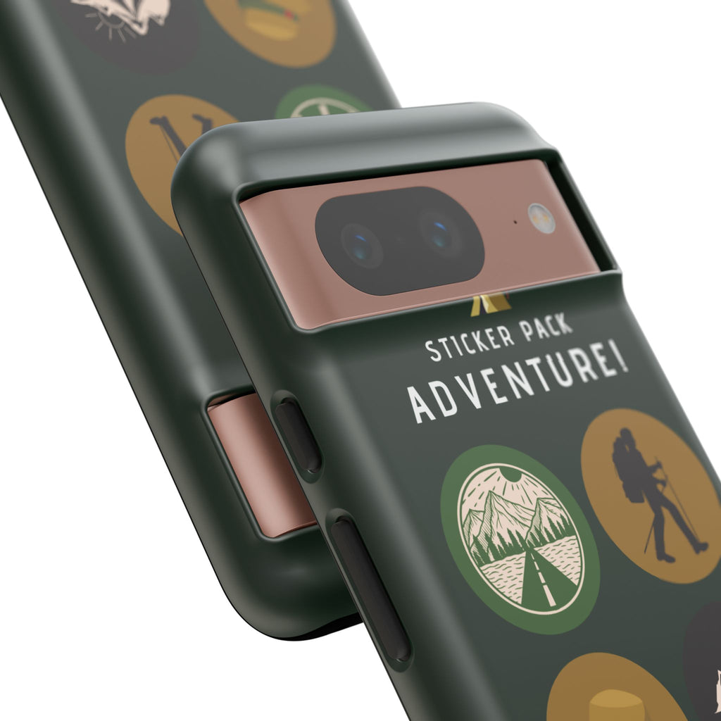 Adventure Hiking Phone Case — Outdoor Sticker Design