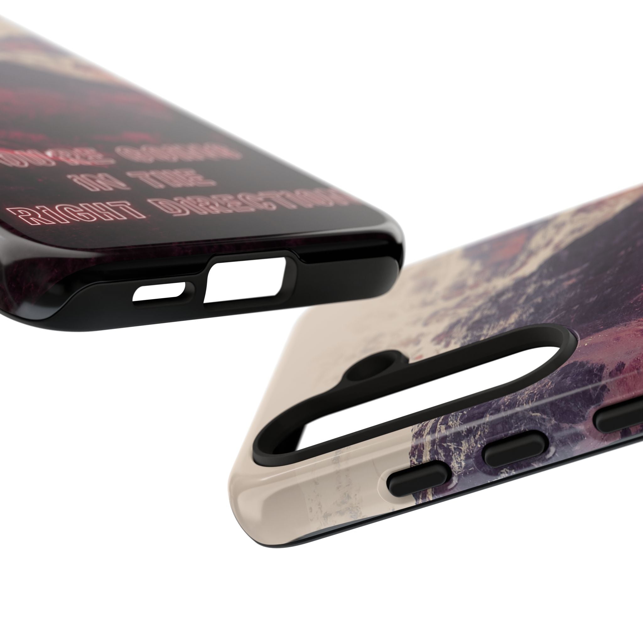 PEAK Motivational Phone Case — Word Art Minimal Design