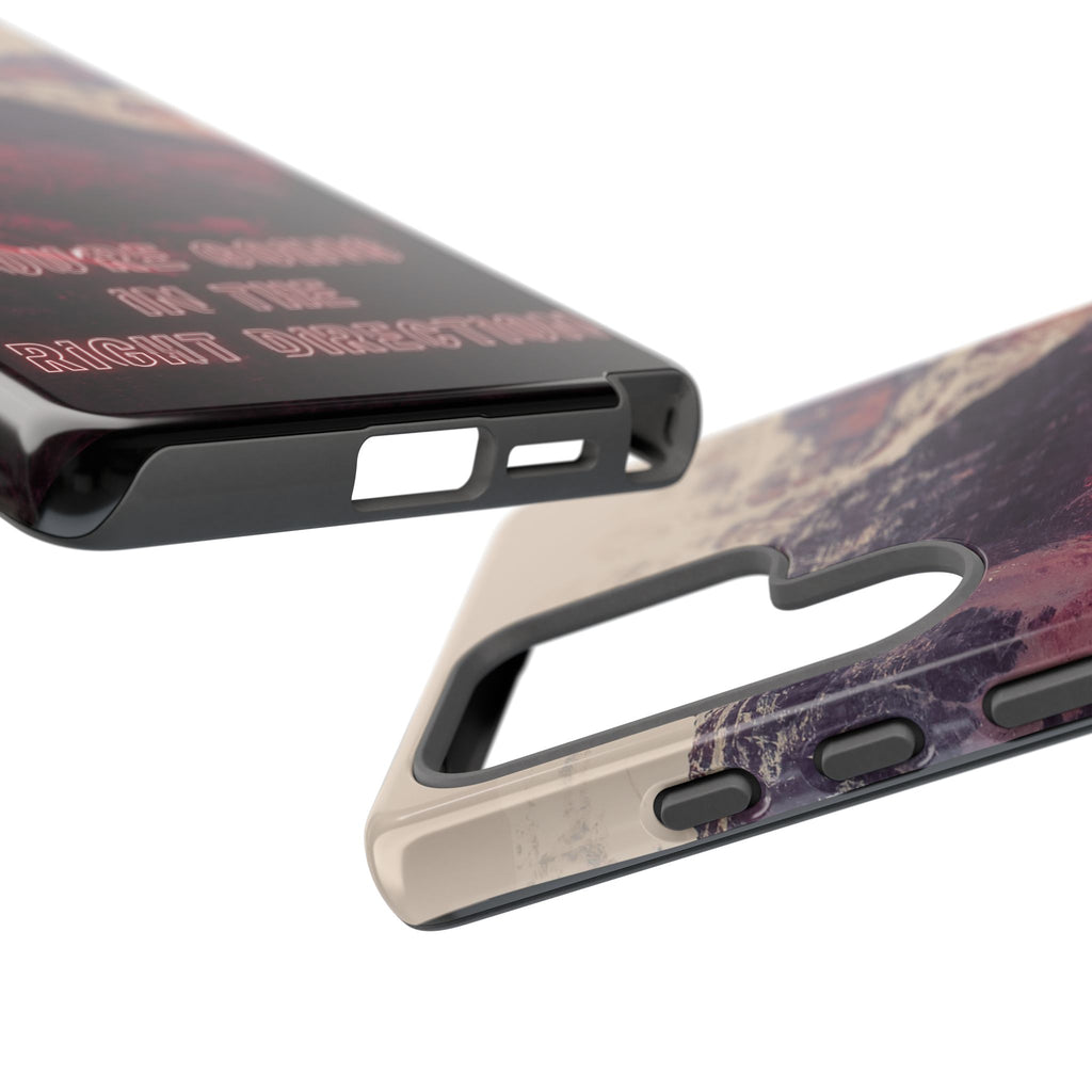 PEAK Motivational Phone Case — Word Art Minimal Design
