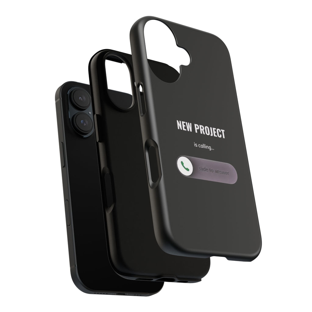New Project Is Calling Phone Case — Entrepreneur Dark Bold