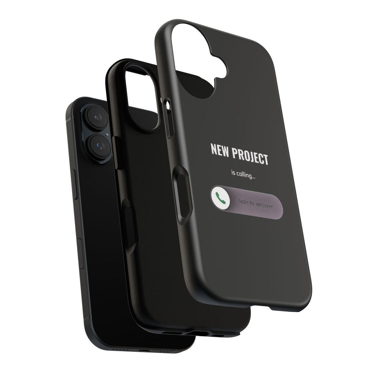 New Project Is Calling Phone Case — Entrepreneur Dark Bold