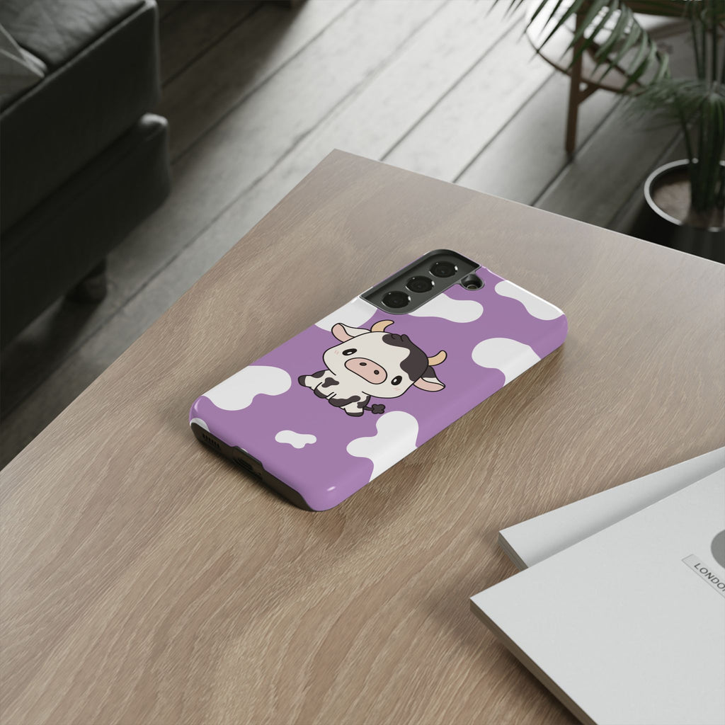 Lavender Moo-d Aesthetic Phone Case — Pastel Purple Design