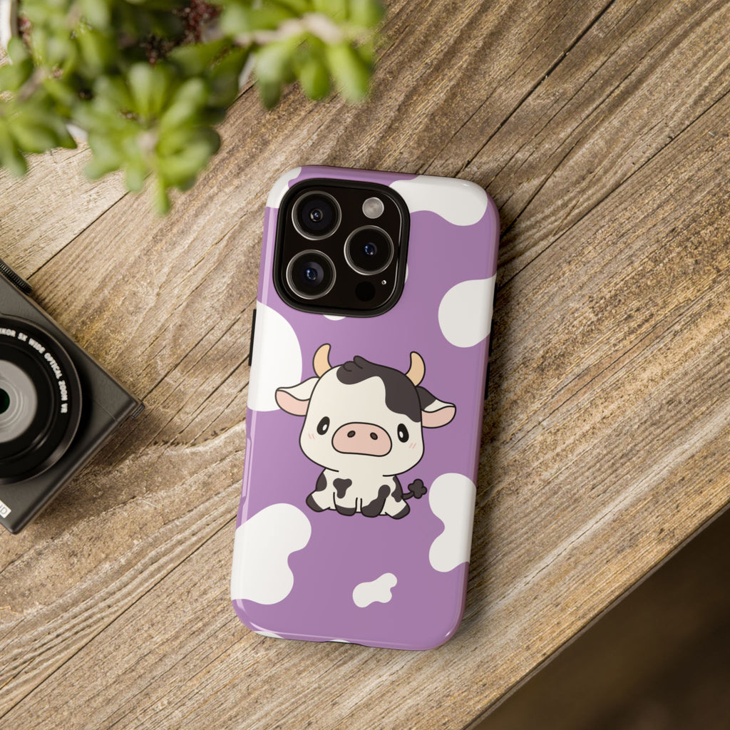 Lavender Moo-d Aesthetic Phone Case — Pastel Purple Design