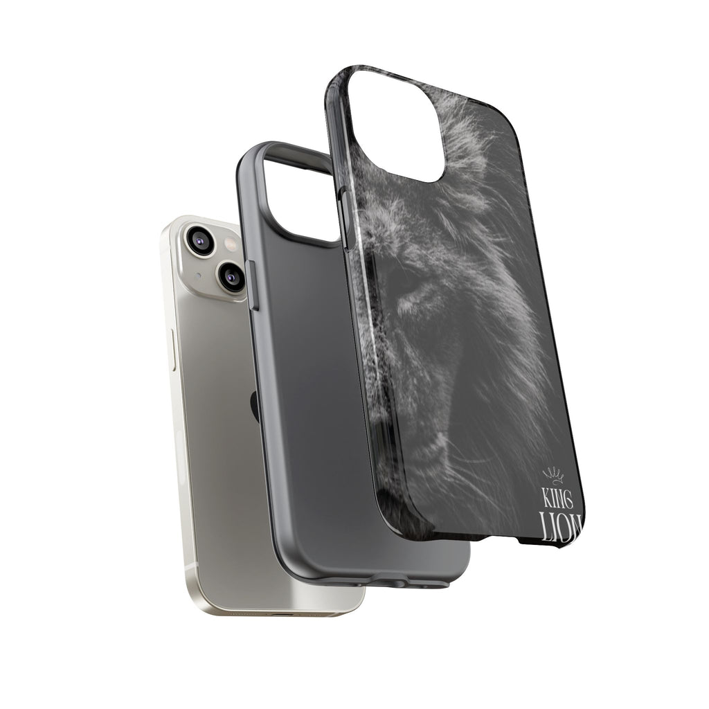 King Lion Phone Case — Majestic Wildlife Aesthetic Cover