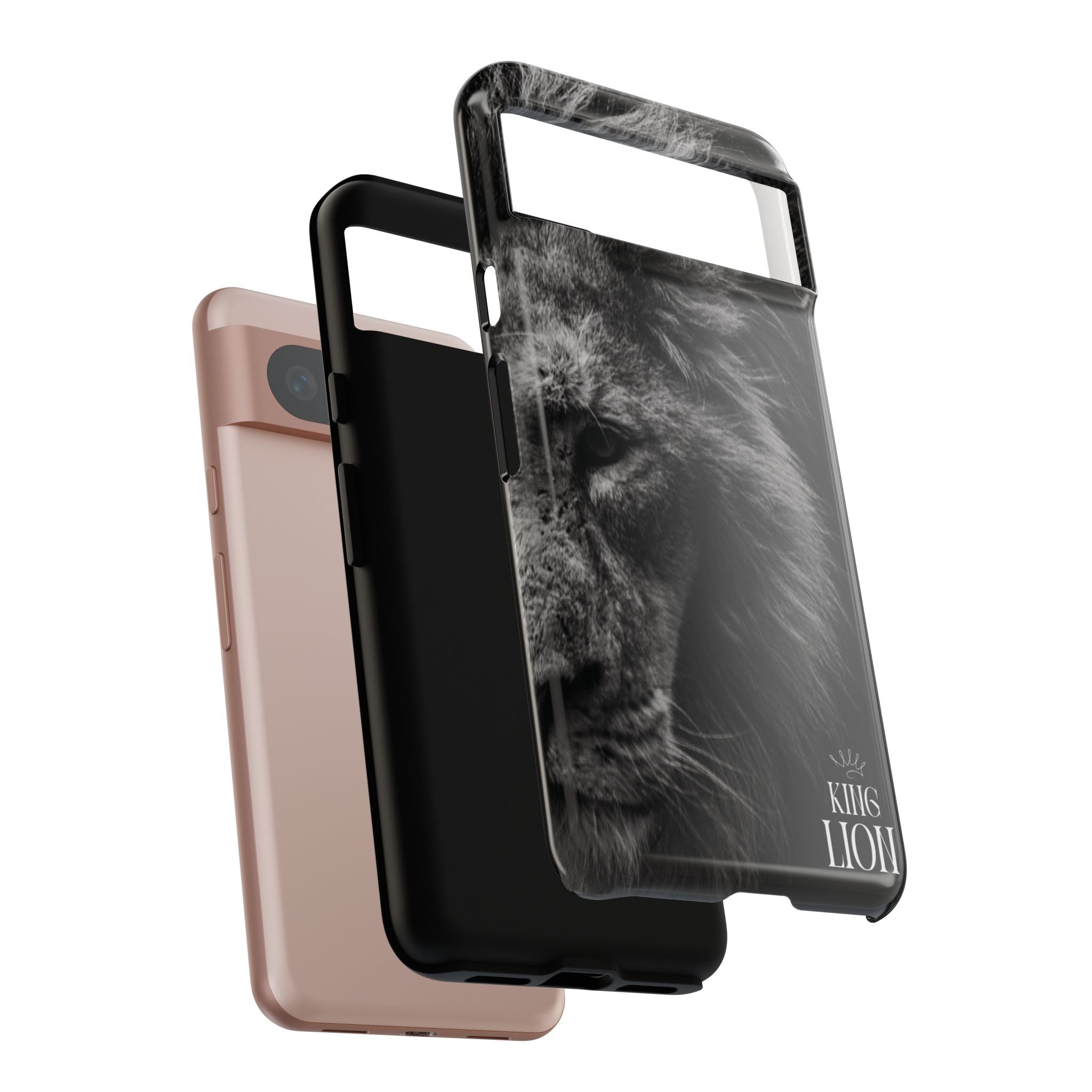 King Lion Phone Case — Majestic Wildlife Aesthetic Cover