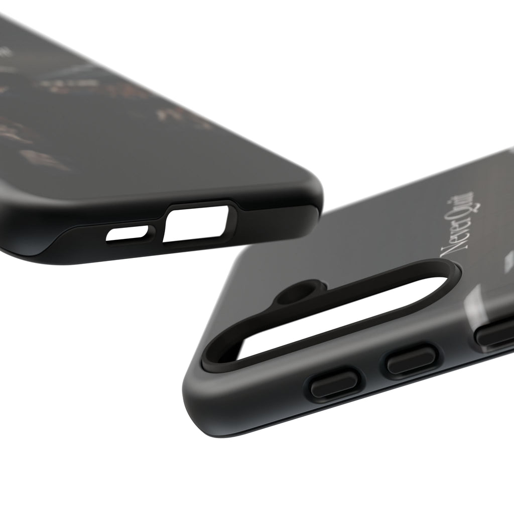 Never Quit Phone Case — Leader Crowd Dark Inspirational