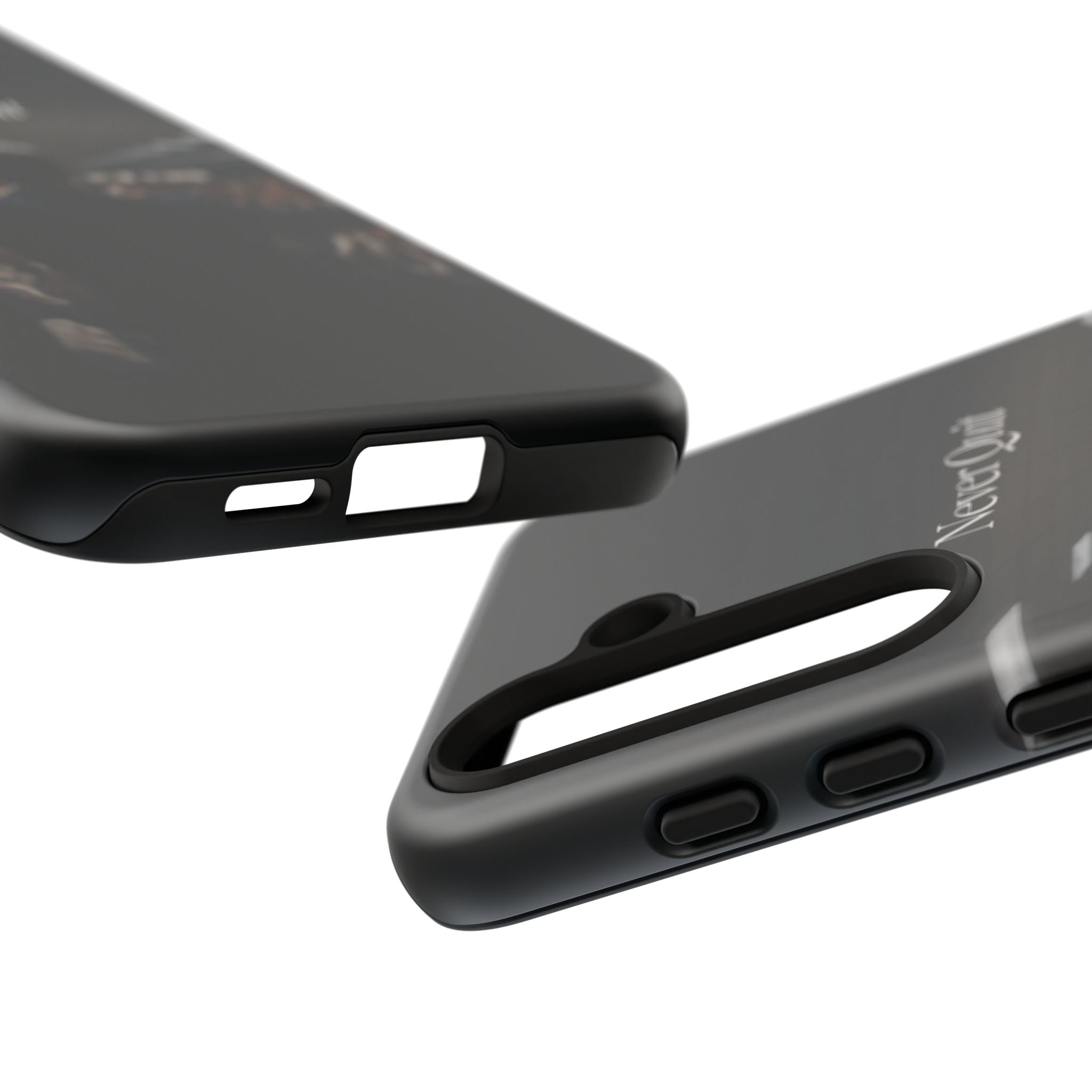Never Quit Phone Case — Leader Crowd Dark Inspirational