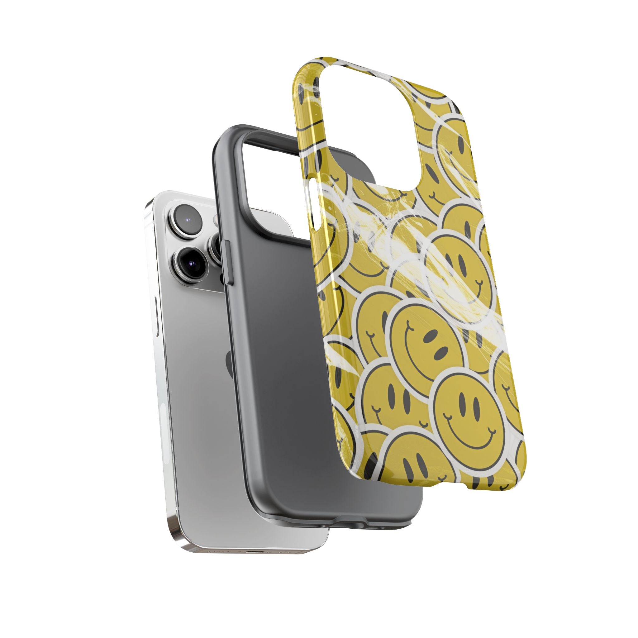 Smiley Face Phone Case — Happy Colorful Aesthetic Cover