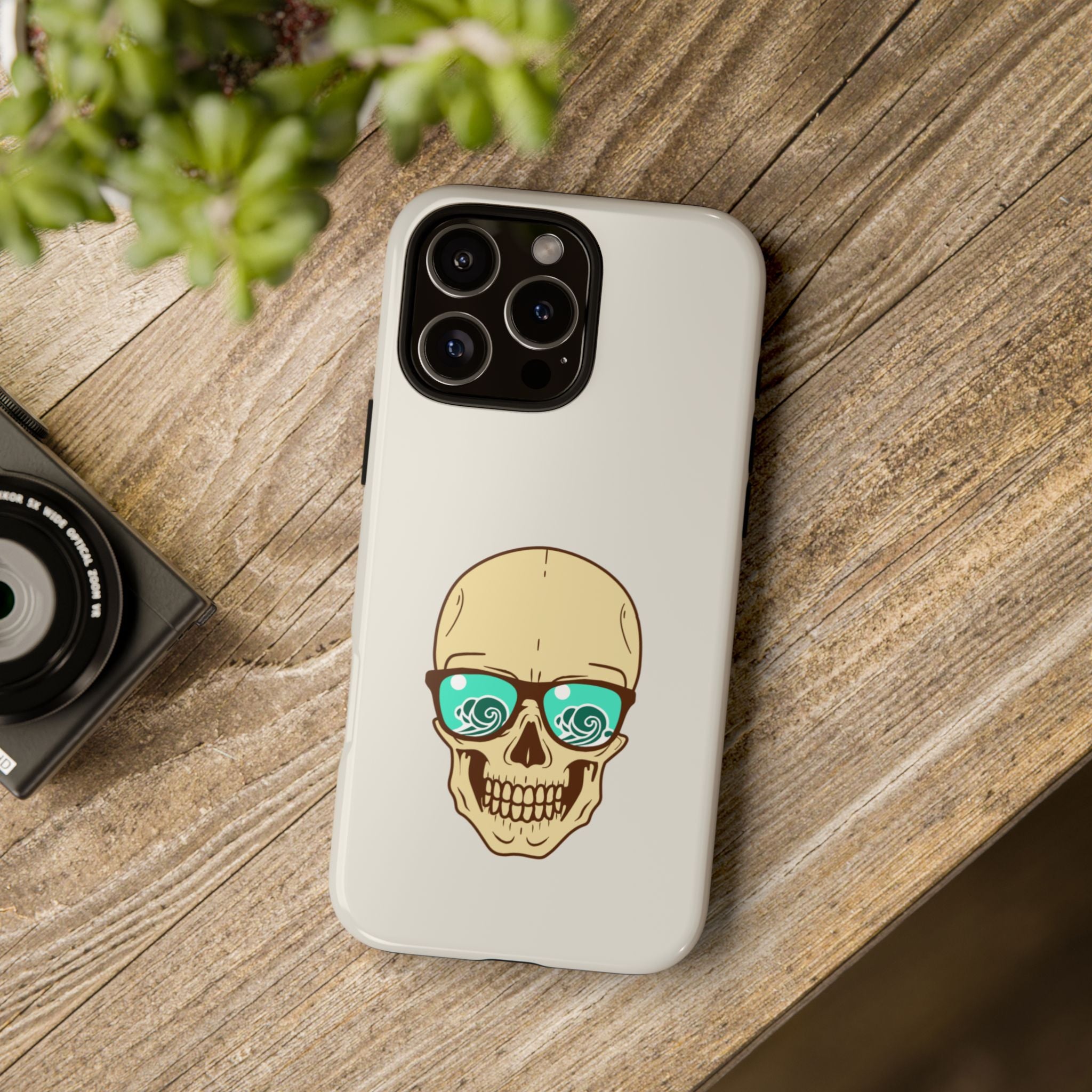 Skeleton Phone Case — Dark Aesthetic Gothic Design