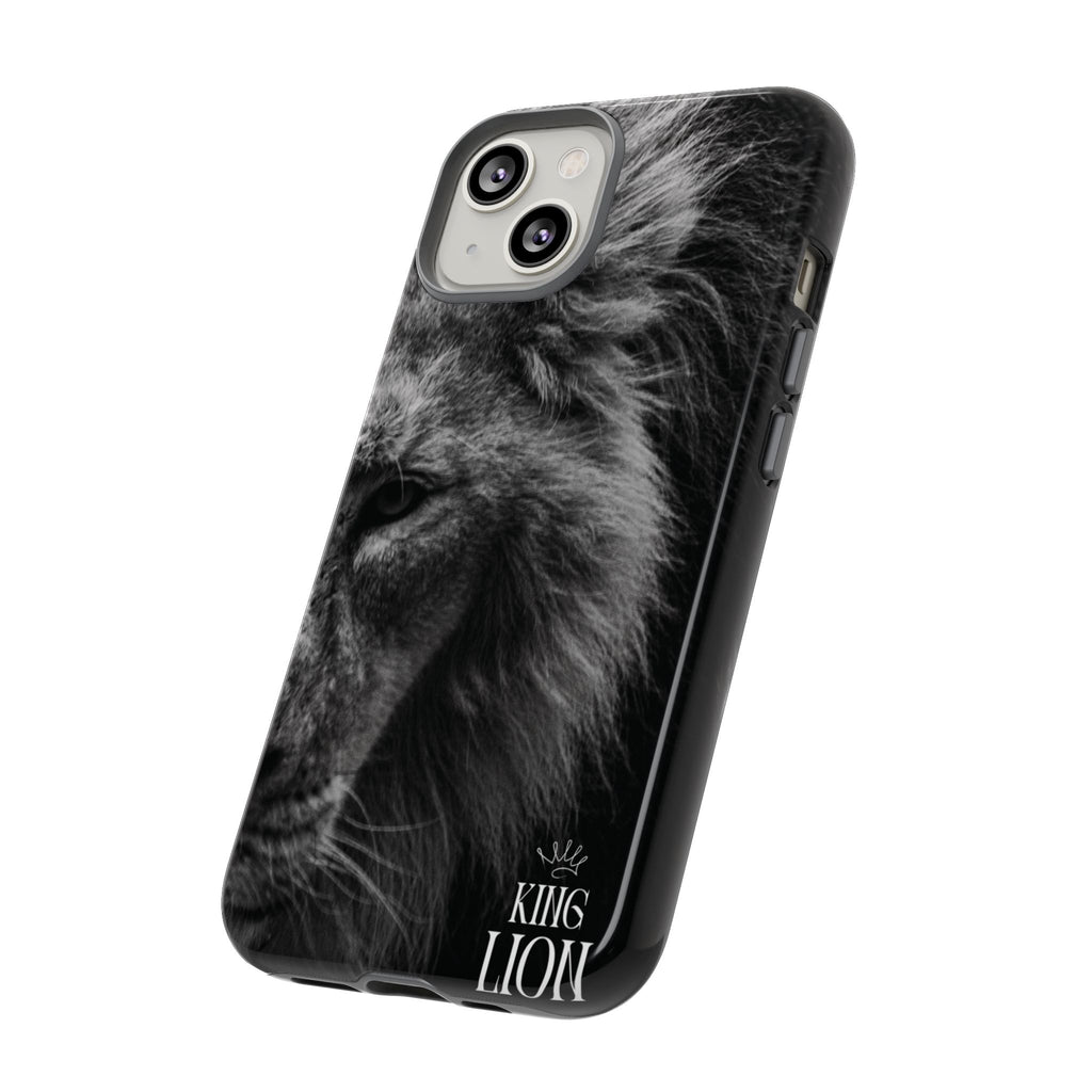 King Lion Phone Case — Majestic Wildlife Aesthetic Cover