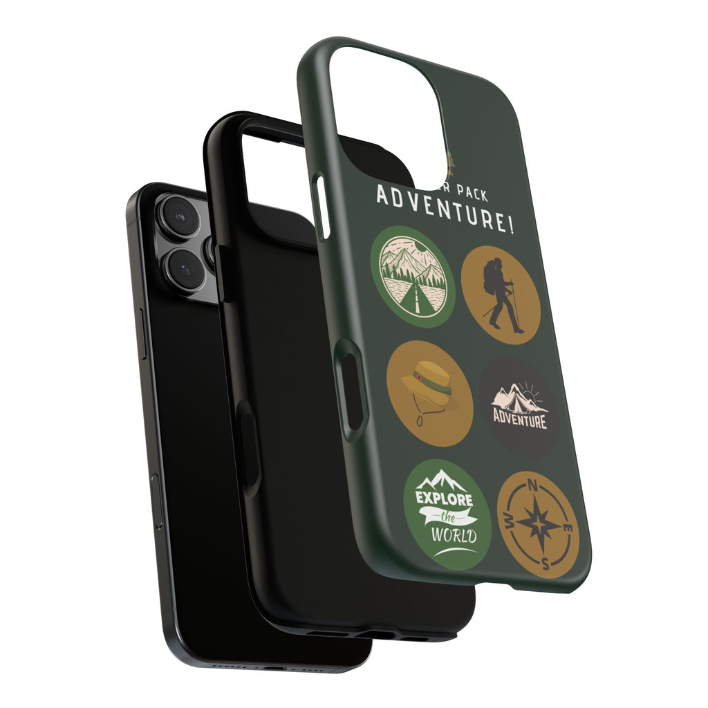 Adventure Hiking Phone Case — Outdoor Sticker Design