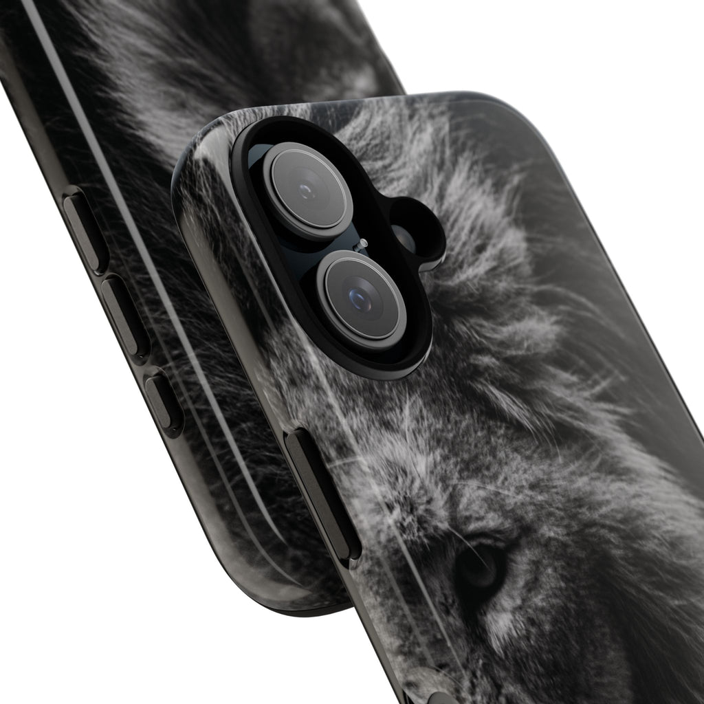 King Lion Phone Case — Majestic Wildlife Aesthetic Cover